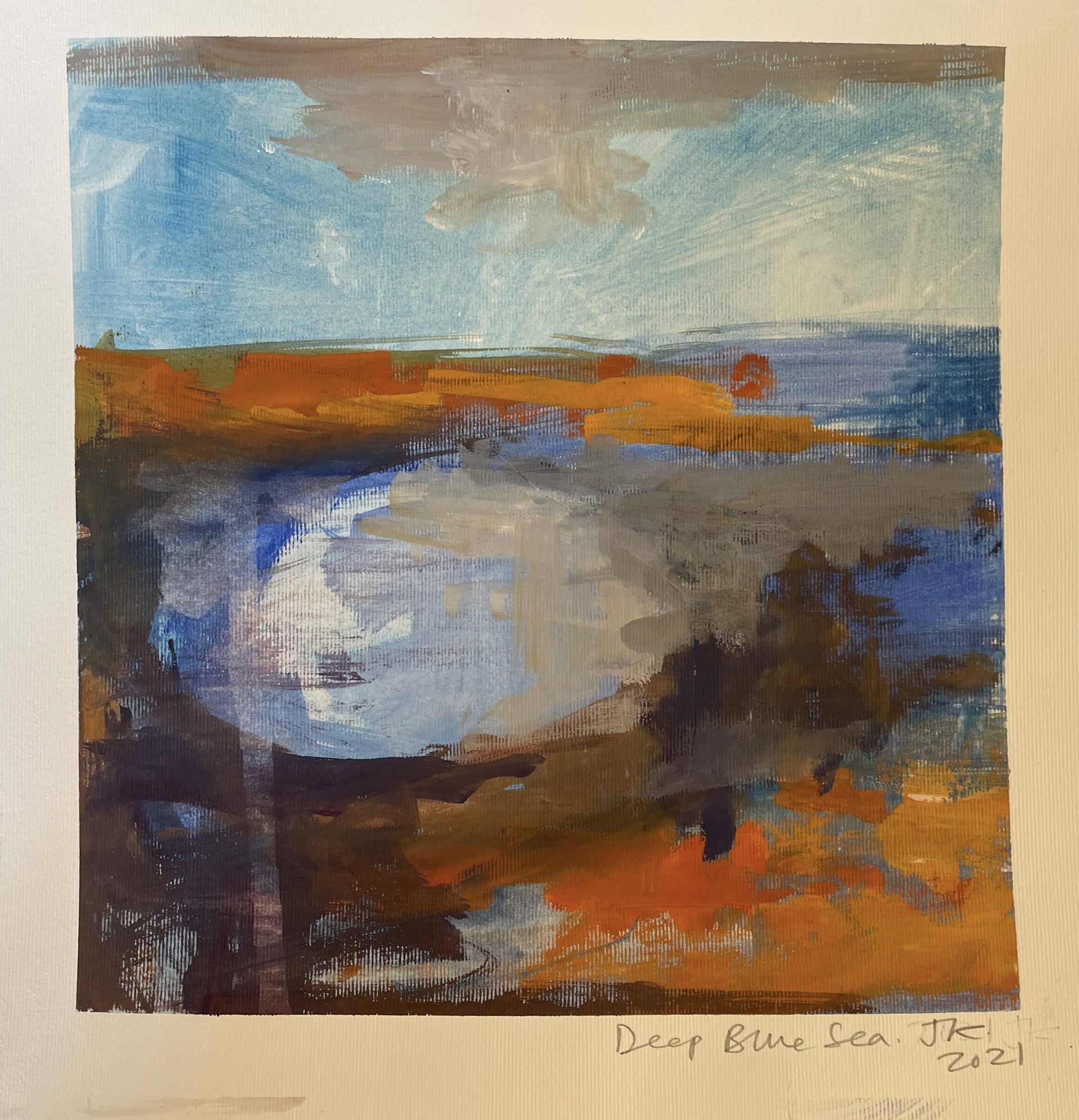 Deep Blue Sea Study by Jane Kell
