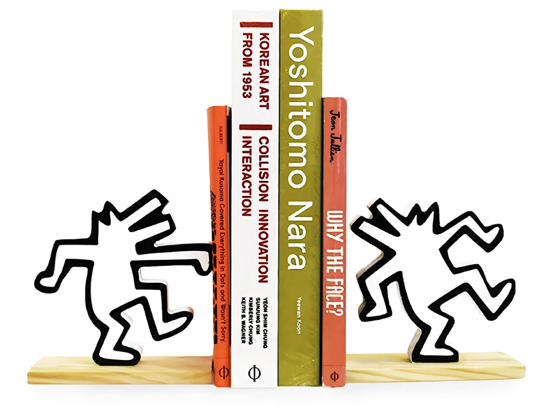 Keith Haring Bookends by Keith Haring