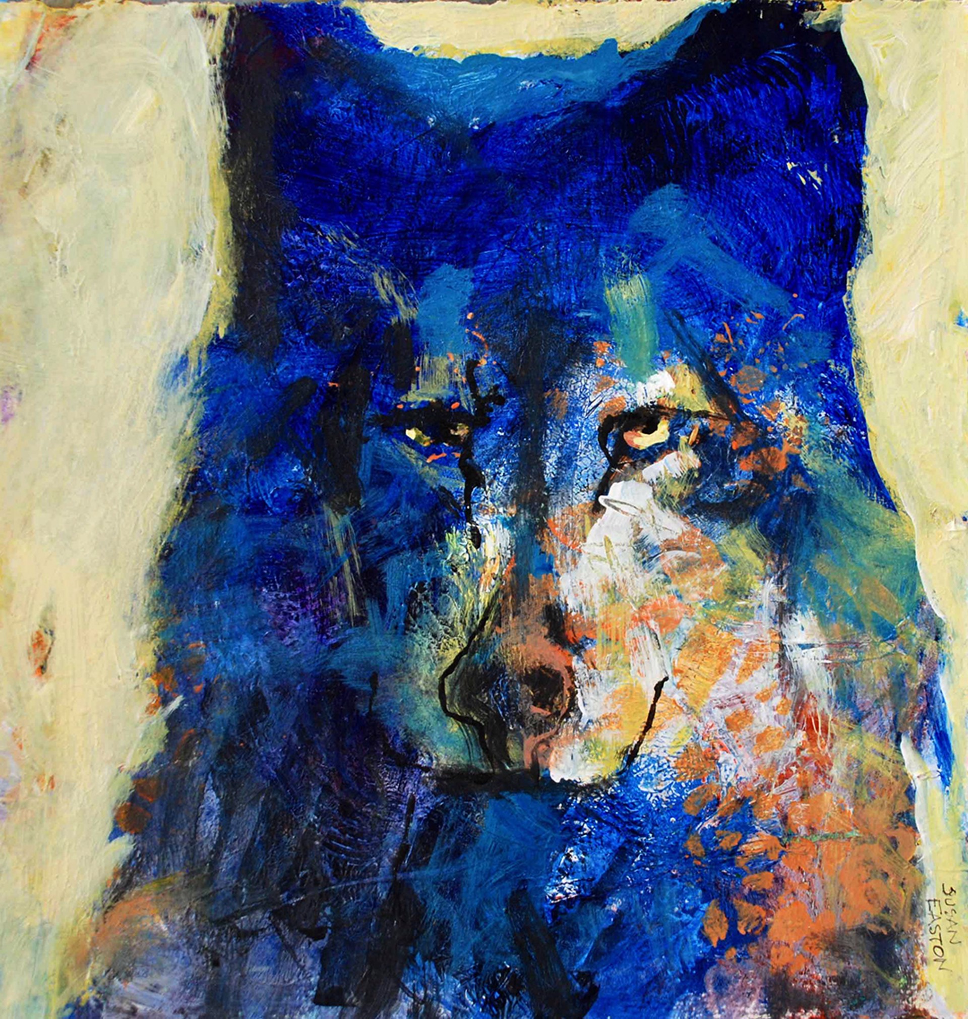 Blue Wolf by Susan Easton Burns