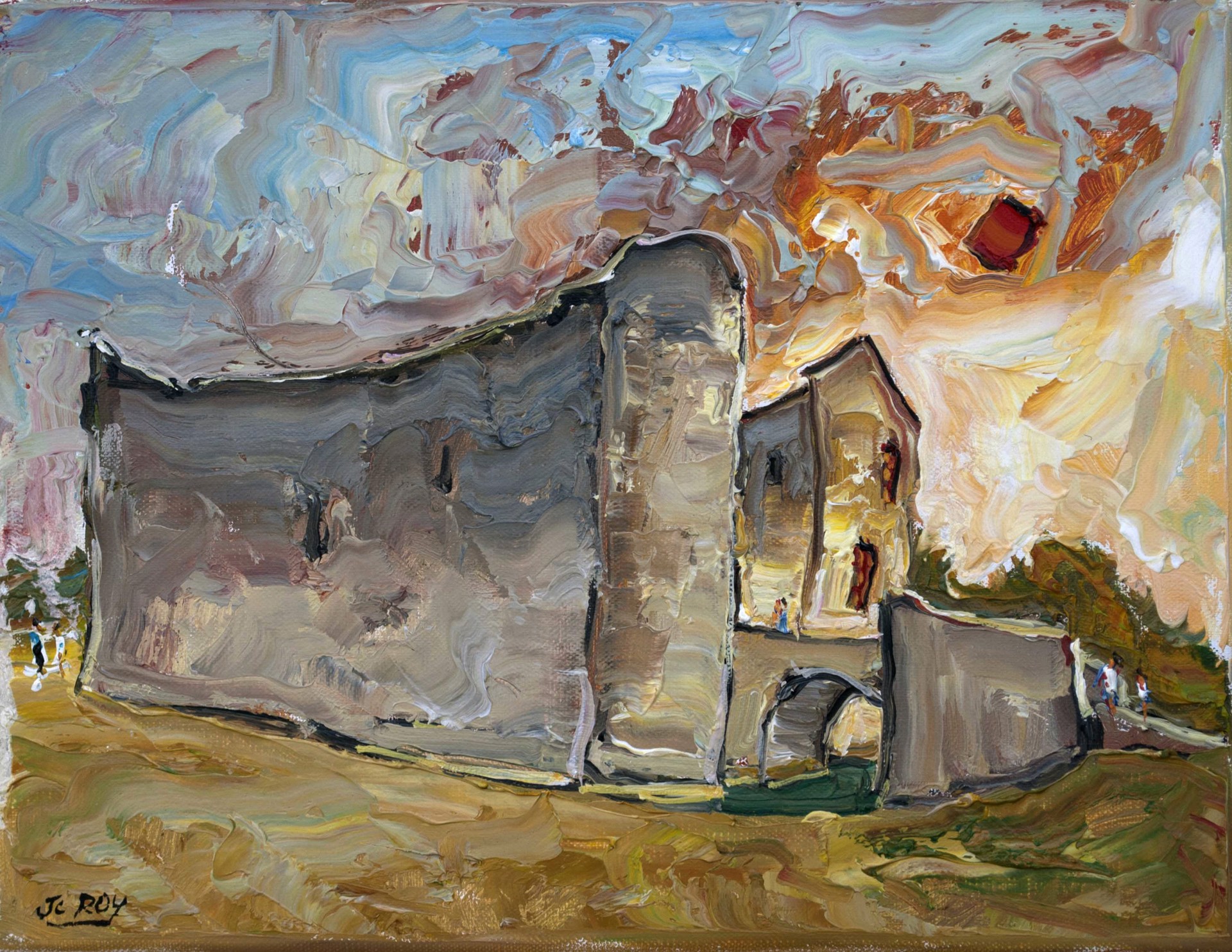 Chateau de St Jean d'Angle by Jean Claude Roy