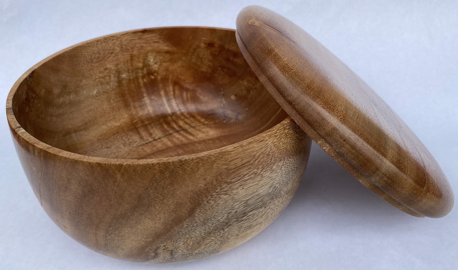 Koa Bowl with Lid #93 by Mark Walden