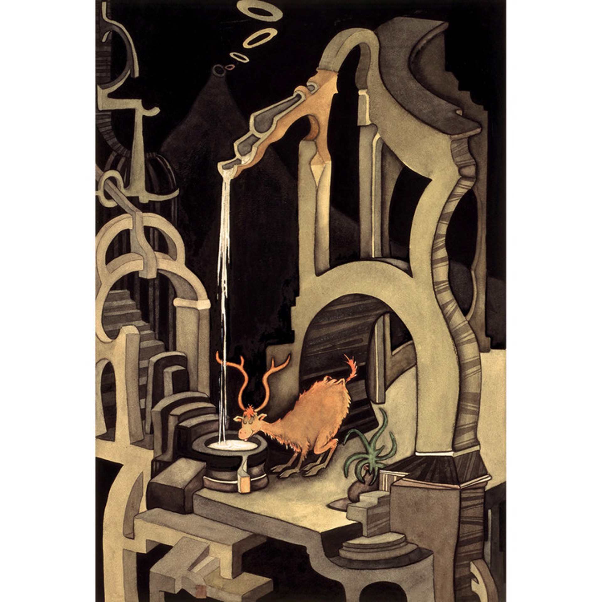 The Stag At Eve by Theodor Seuss Geisel