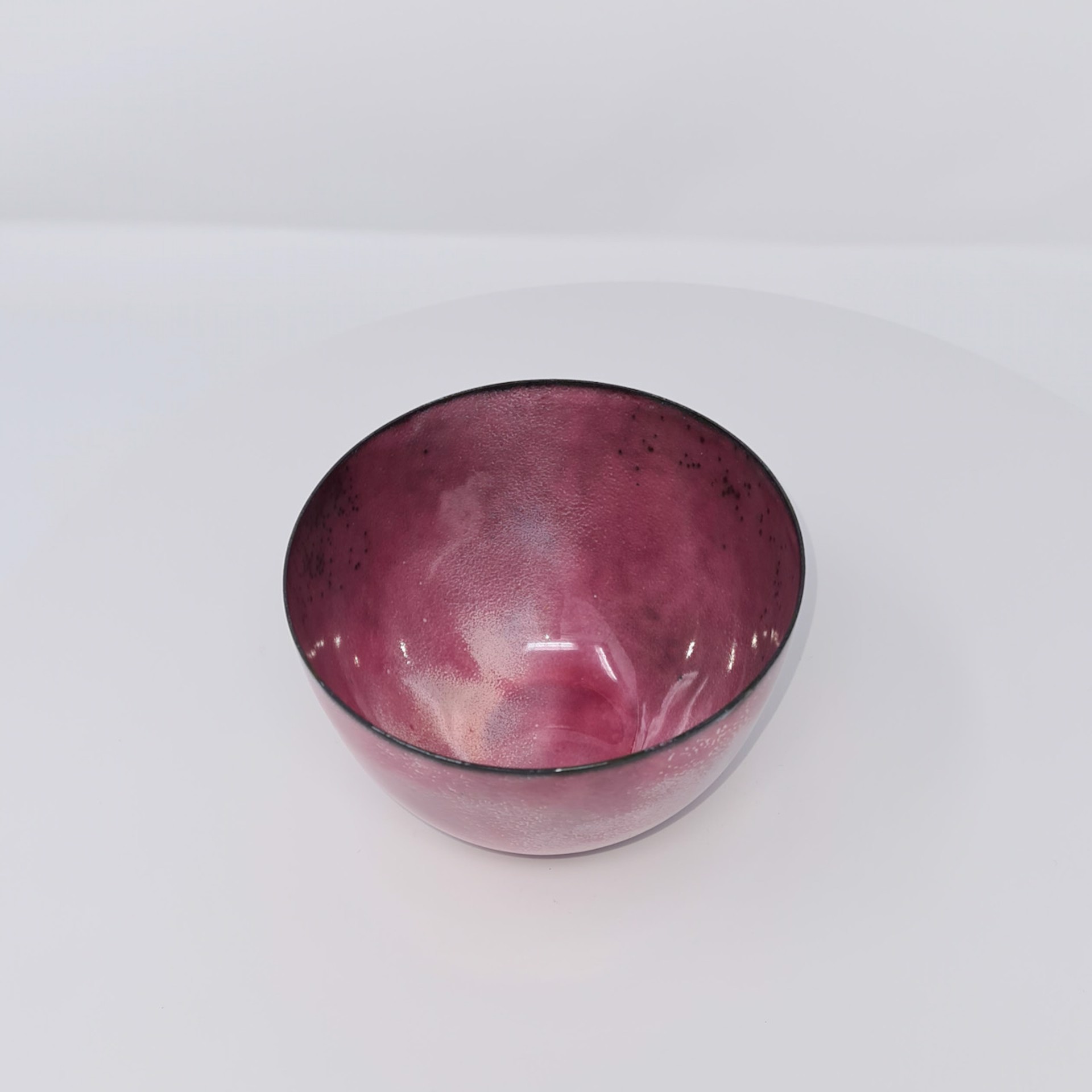 Enamel Copper Medium Bowl by Lundsten Glazzard