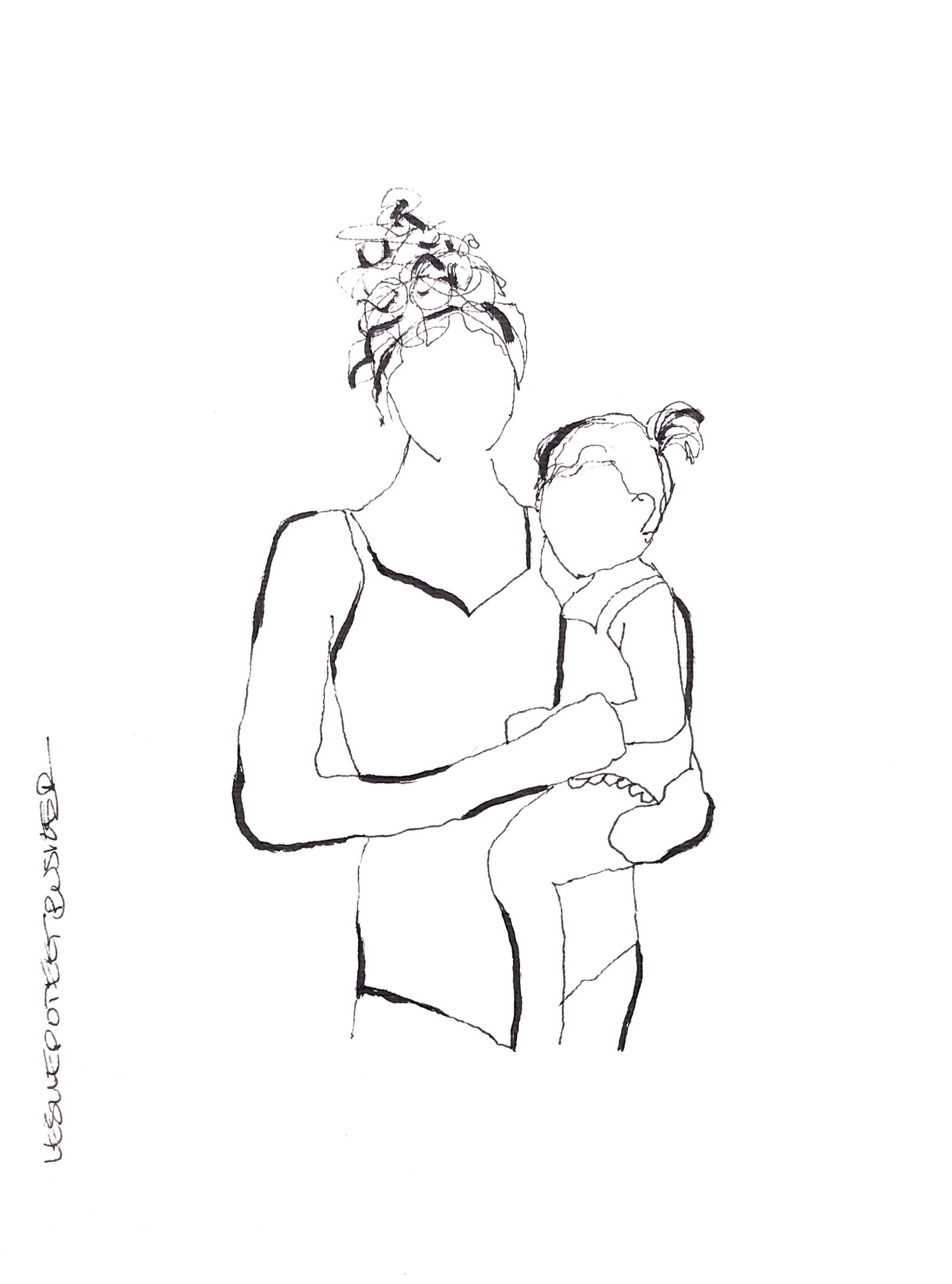 Mother and Child No. 11 by Leslie Poteet Busker