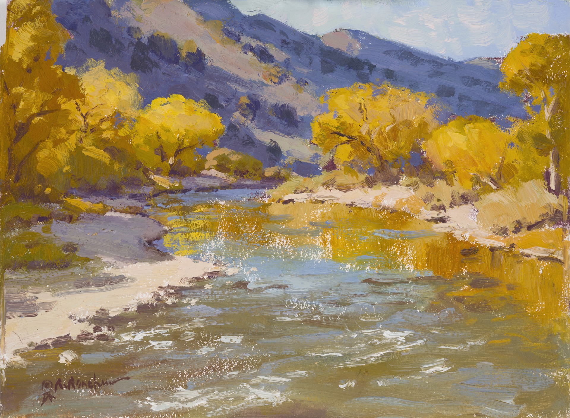 The Rio Grande at Embudo by Ron Rencher