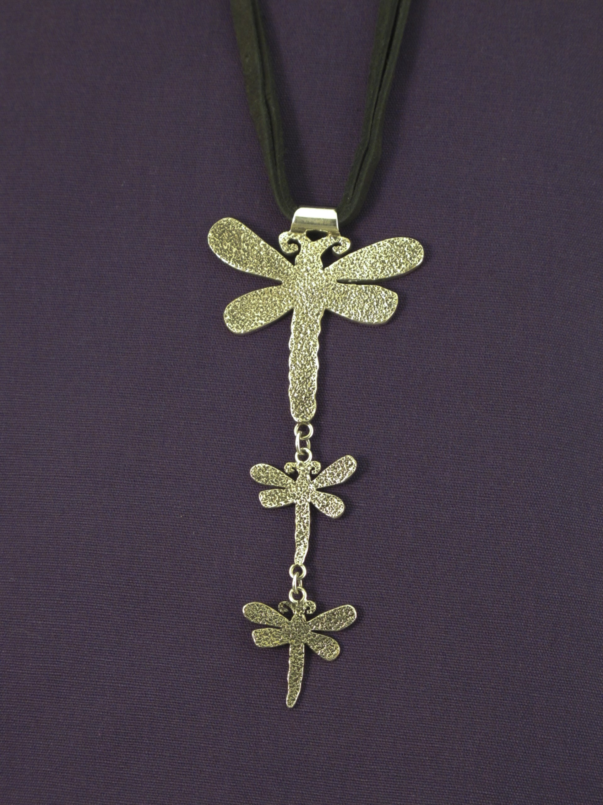 Dragonfly Drop pendant by Melanie A. Yazzie