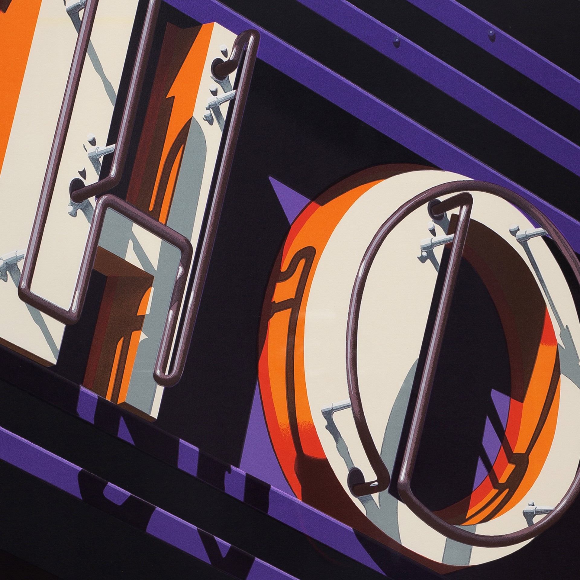 Hot (from American Signs portfolio) by Robert Cottingham