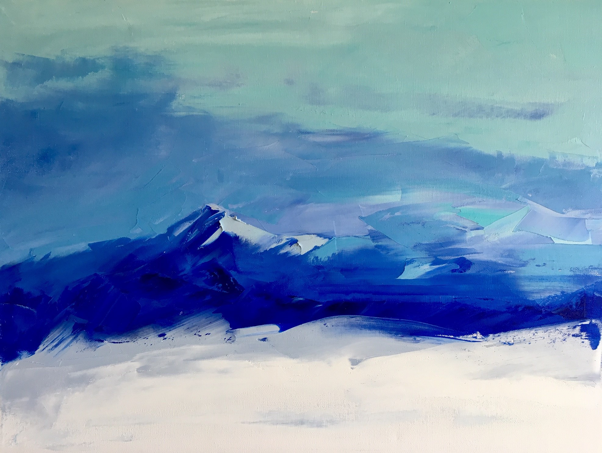 Blue Mountain by Sandra Pratt