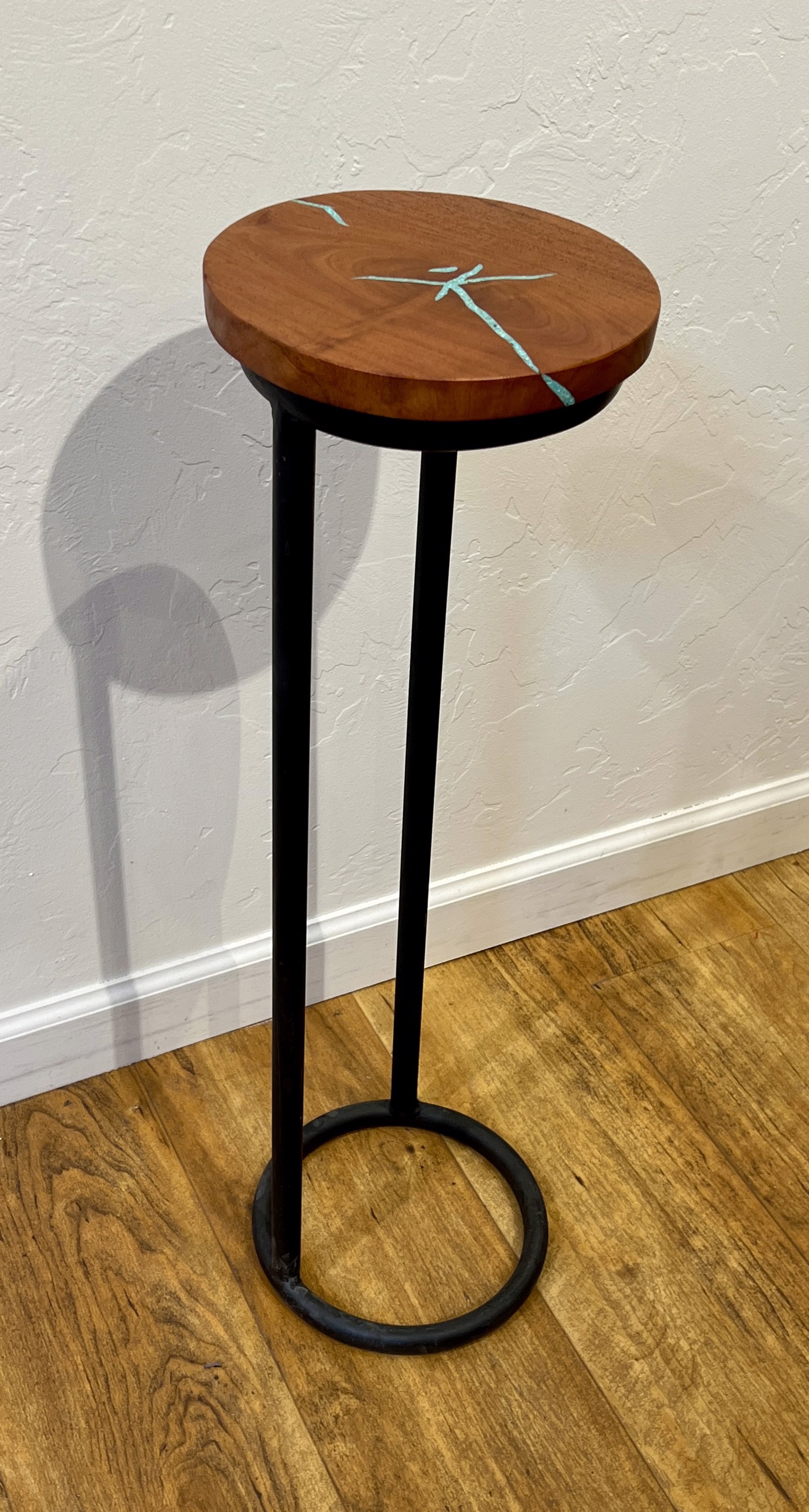 Wine Glass Table by TreeStump Woodcraft