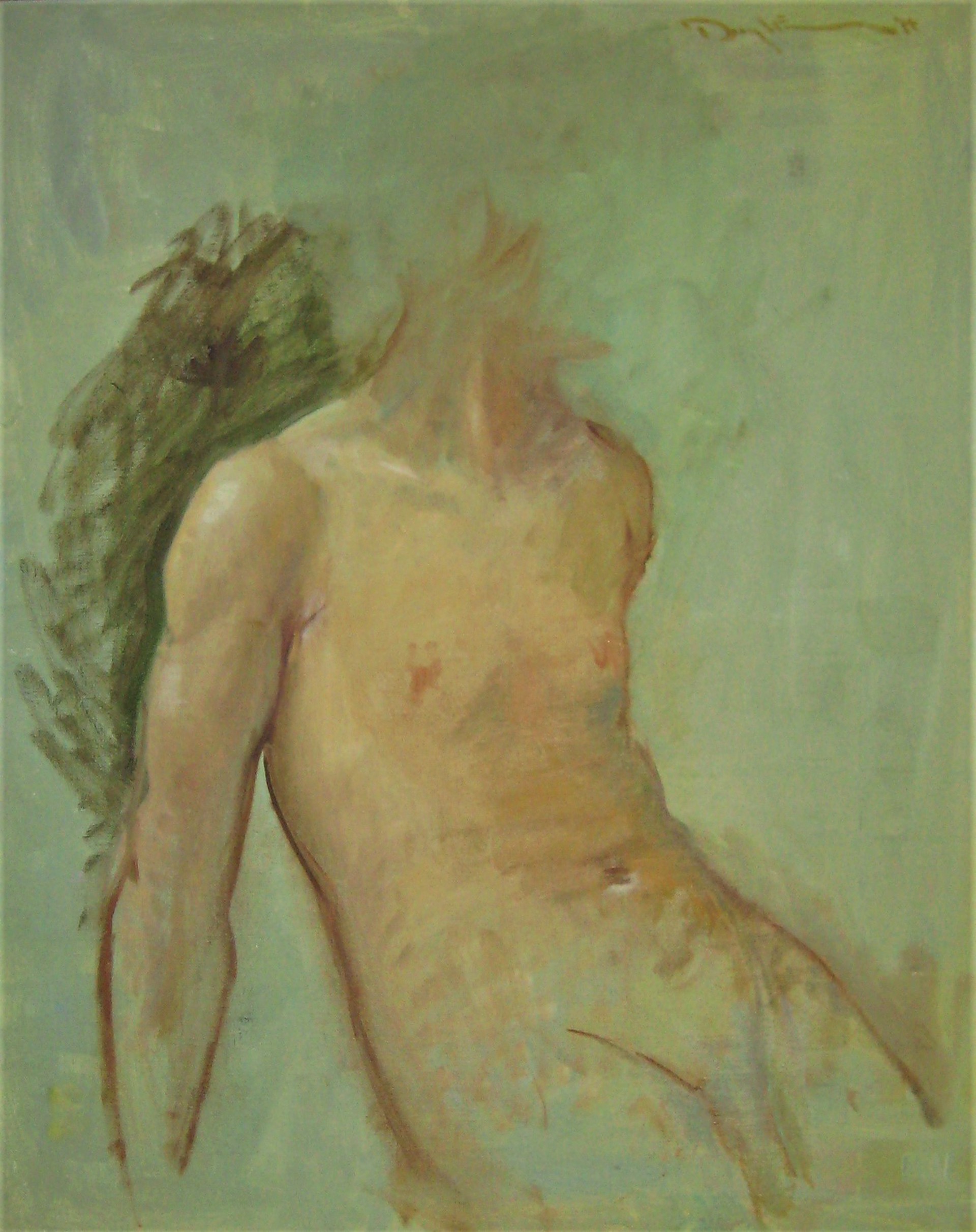 Male Nude Study by John Carroll Doyle