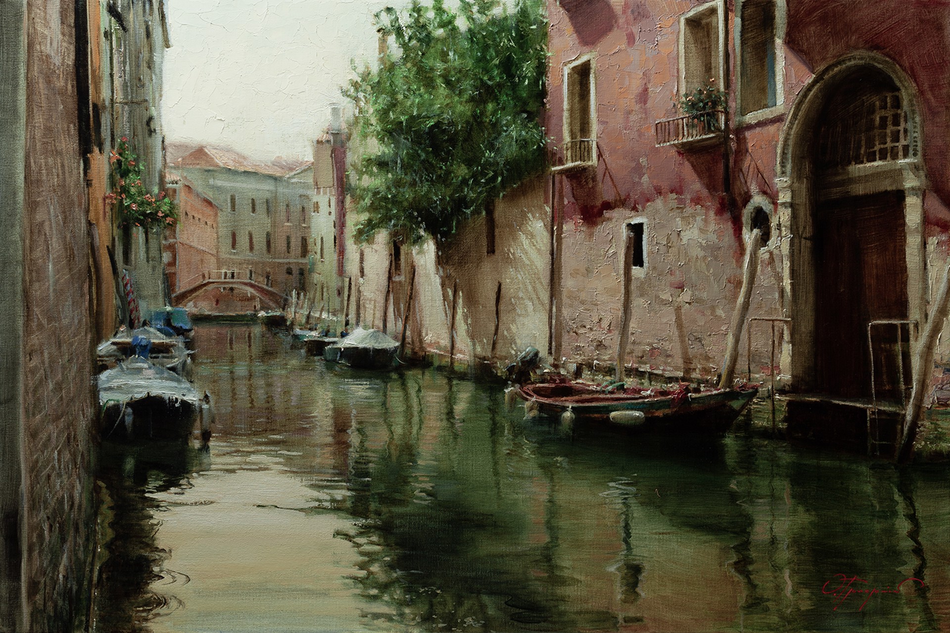 Silence of the Venetian Canals by Oleg Trofimov