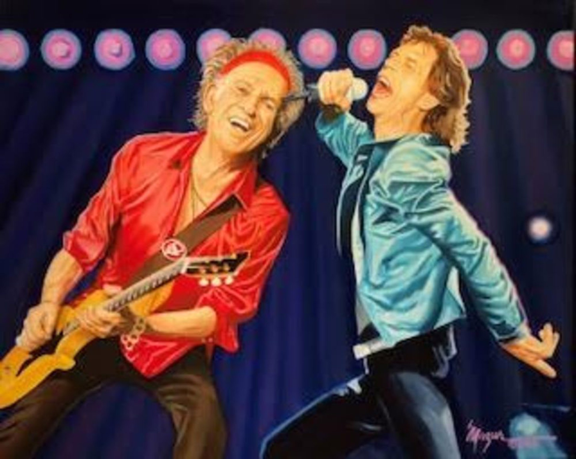 Red Keith & Mick by Ruby Mazur
