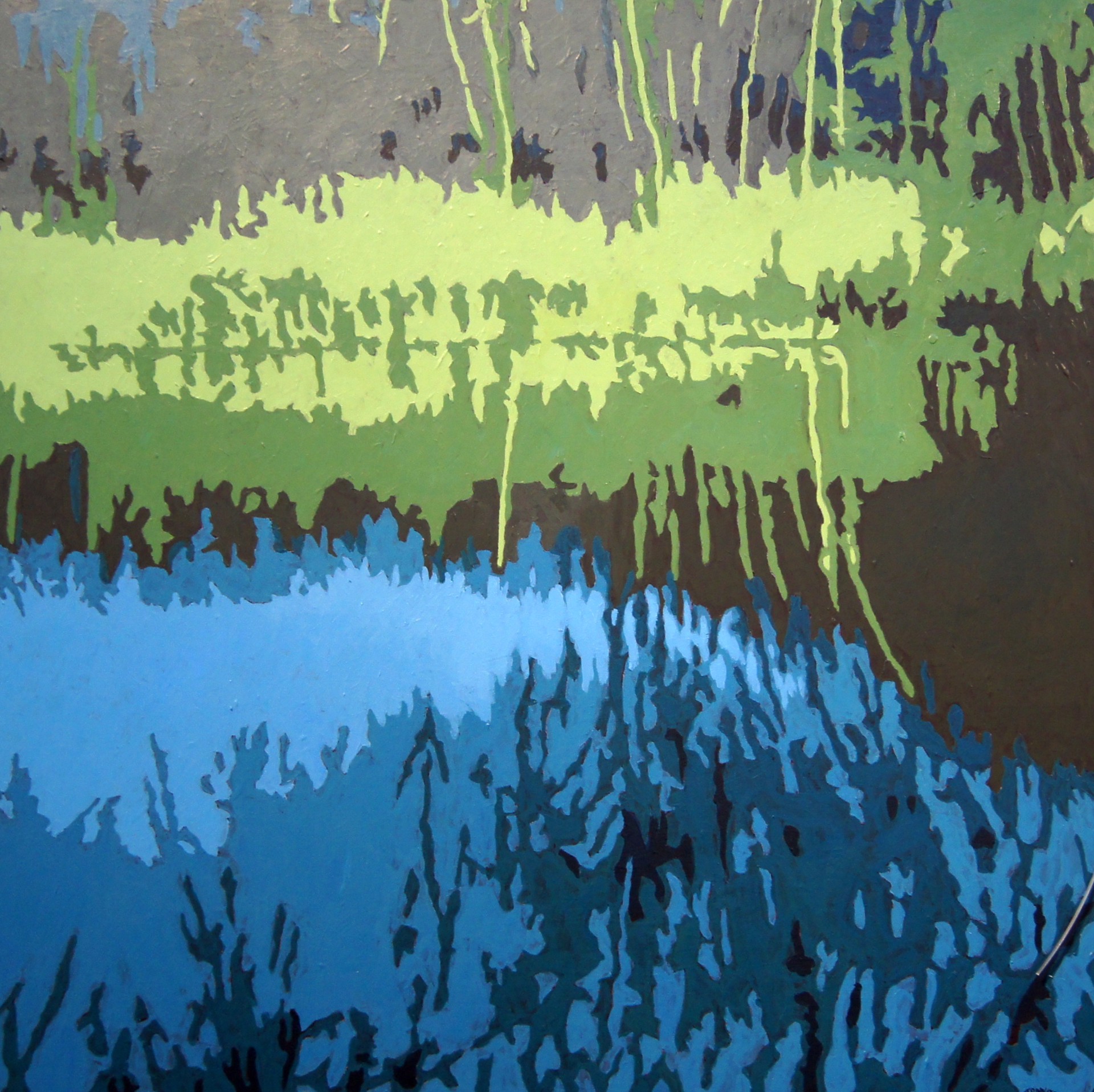 Along The Riverbank II by John Townsend