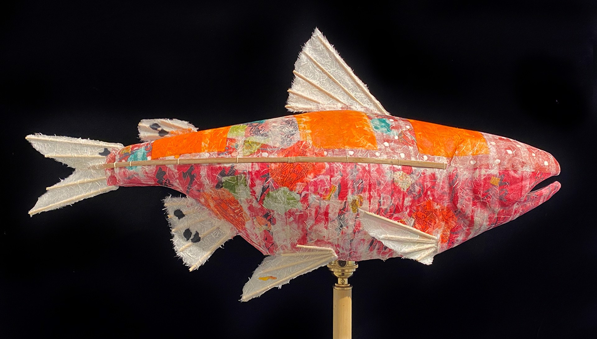 Deep Red Saffron Salmon by Elaine Hanowell