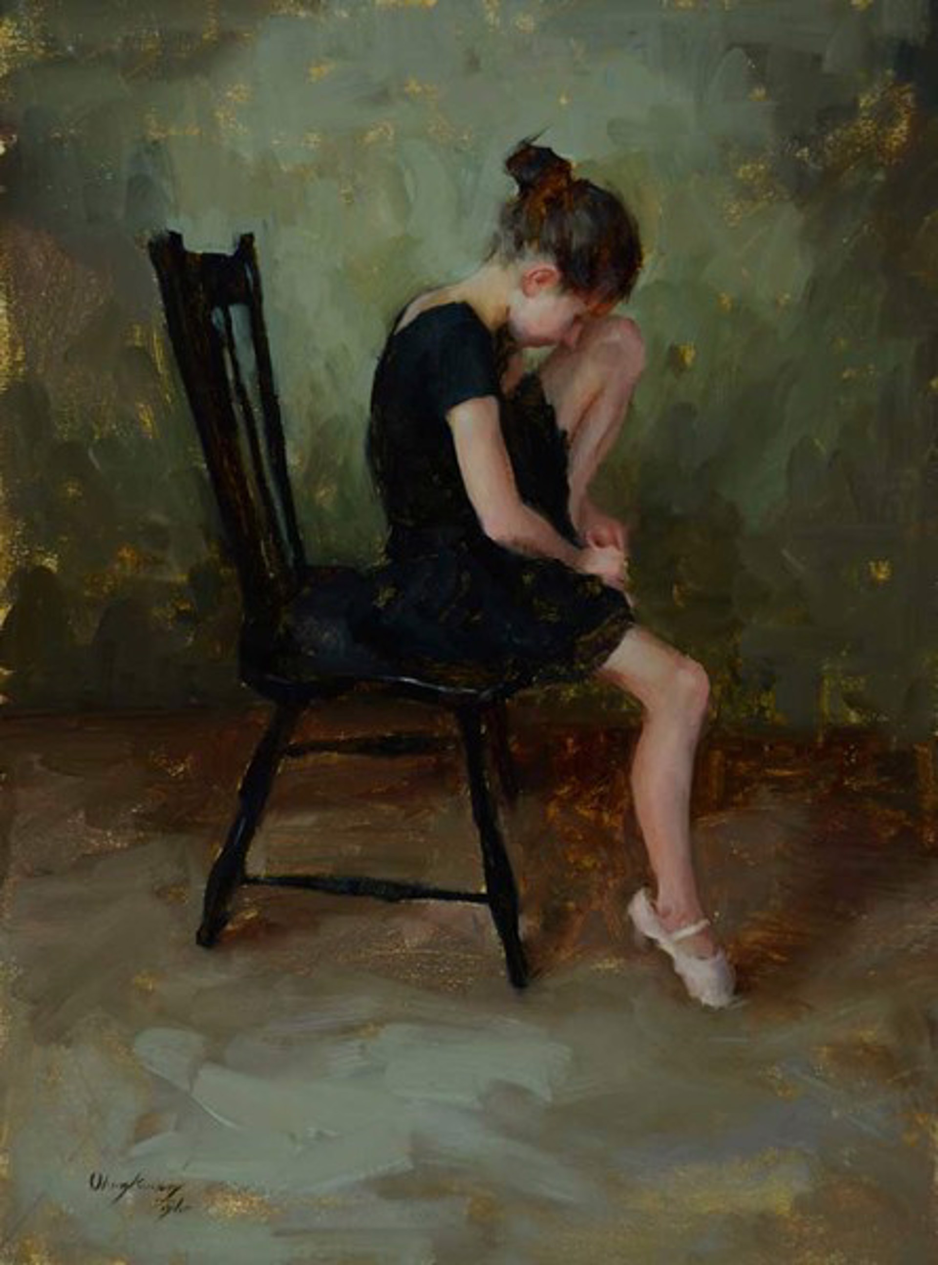Black Chair by Marci Oleszkiewicz