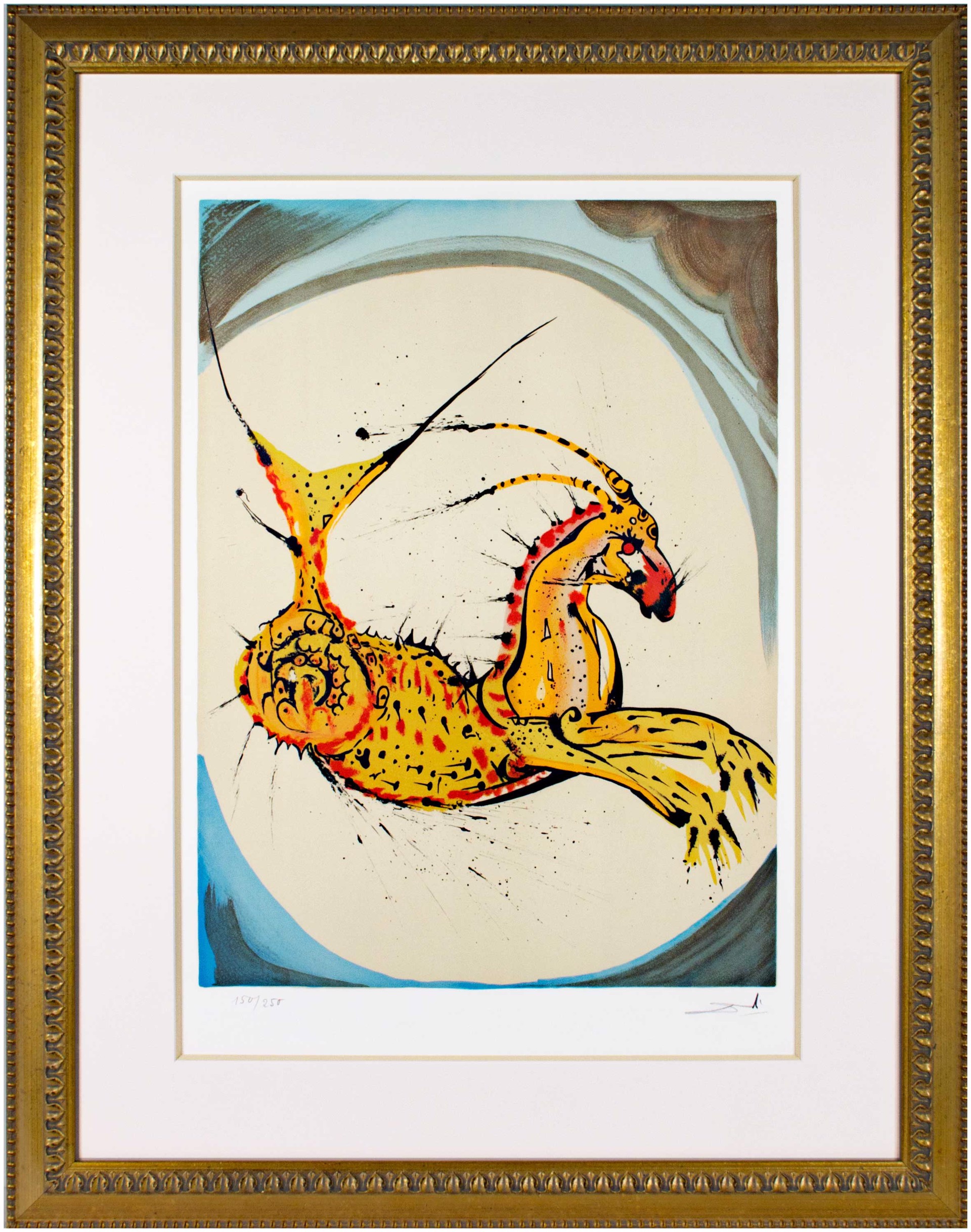 Capricorn from Signs of the Zodiac Series by Salvador Dali