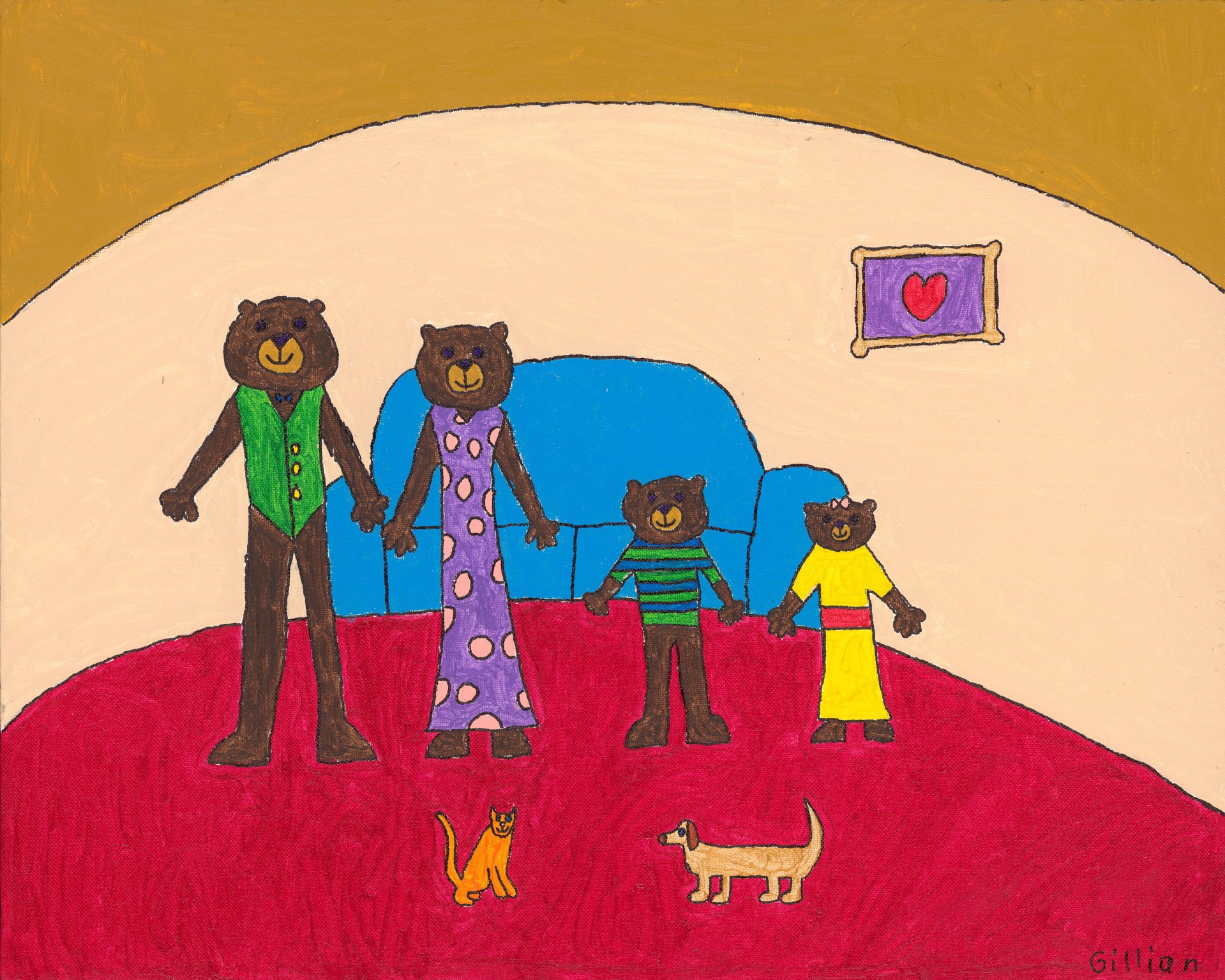 The Friendly Bear Family by Gillian Patterson