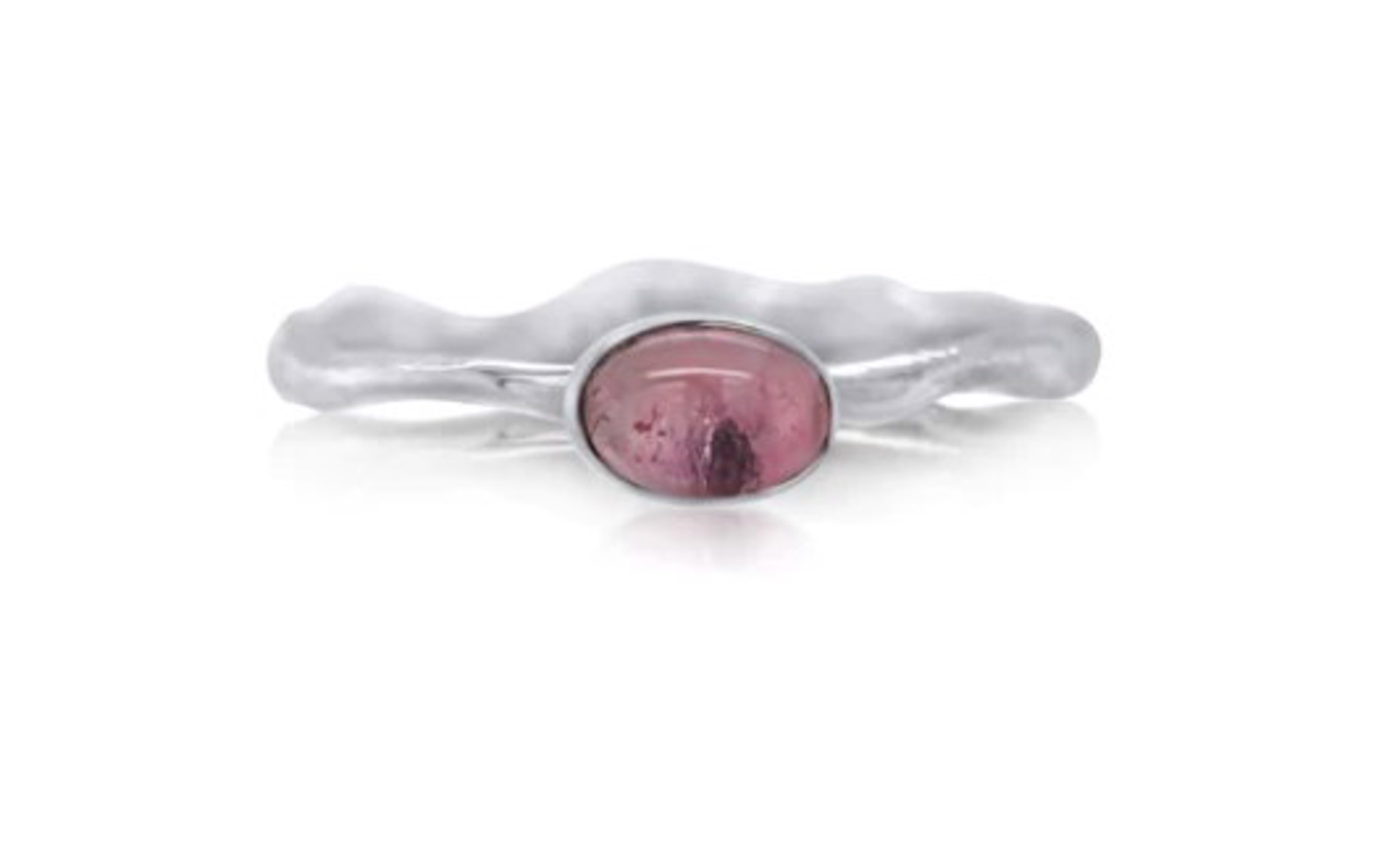 Sparkling Stream Ring - Pink Tourmaline by Kristen Baird