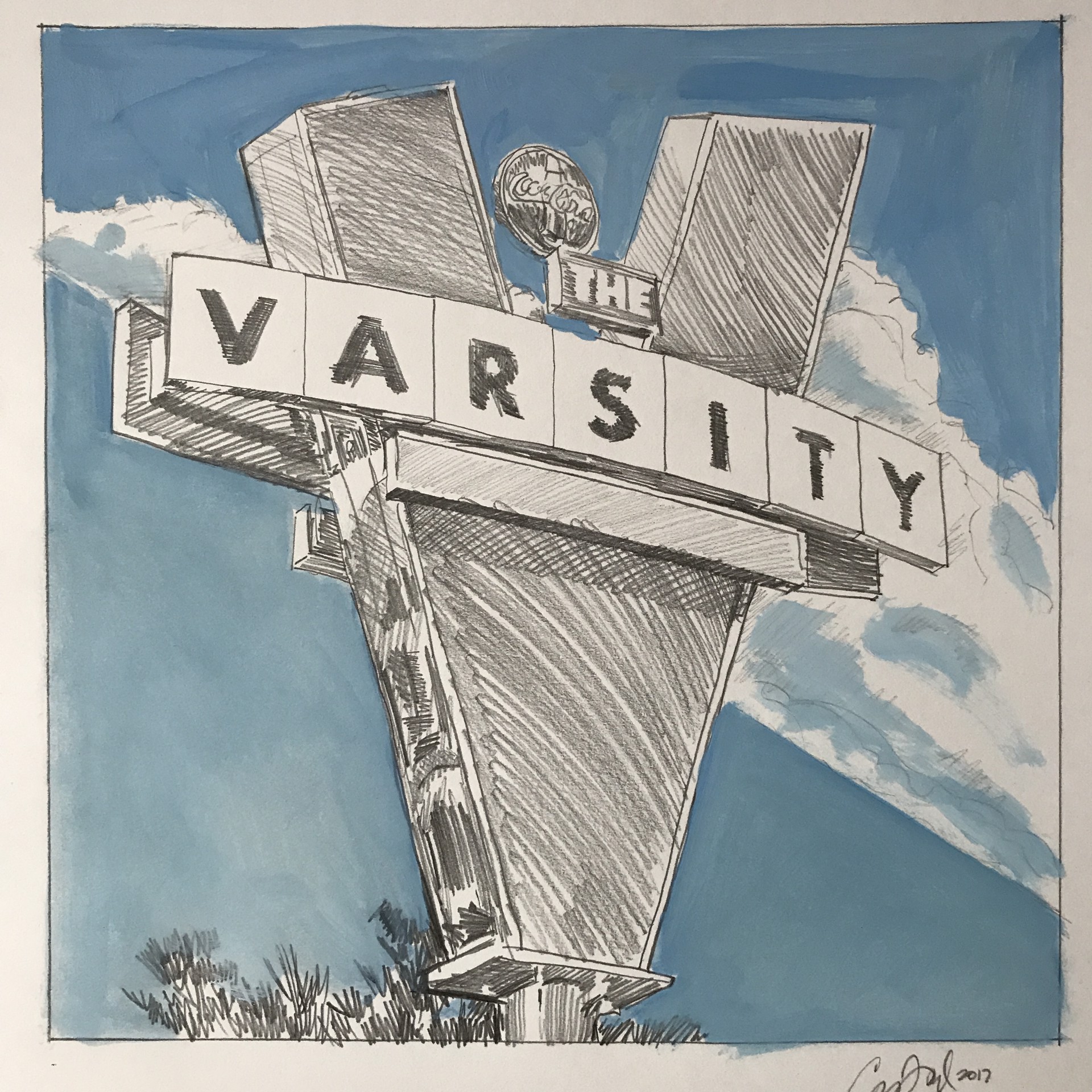 Varsity Sketch by Craig Ford