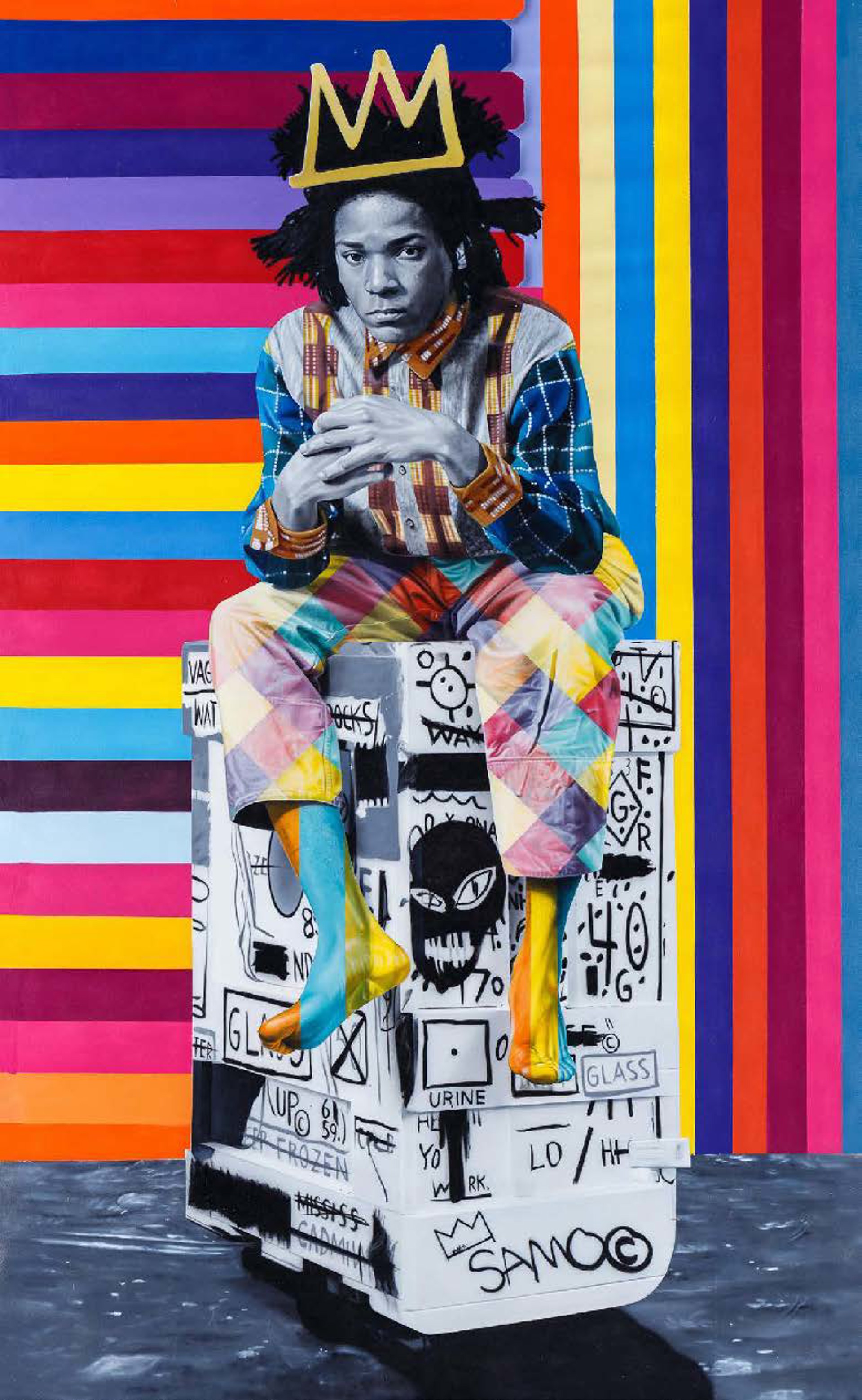 King Basquiat by Kobra
