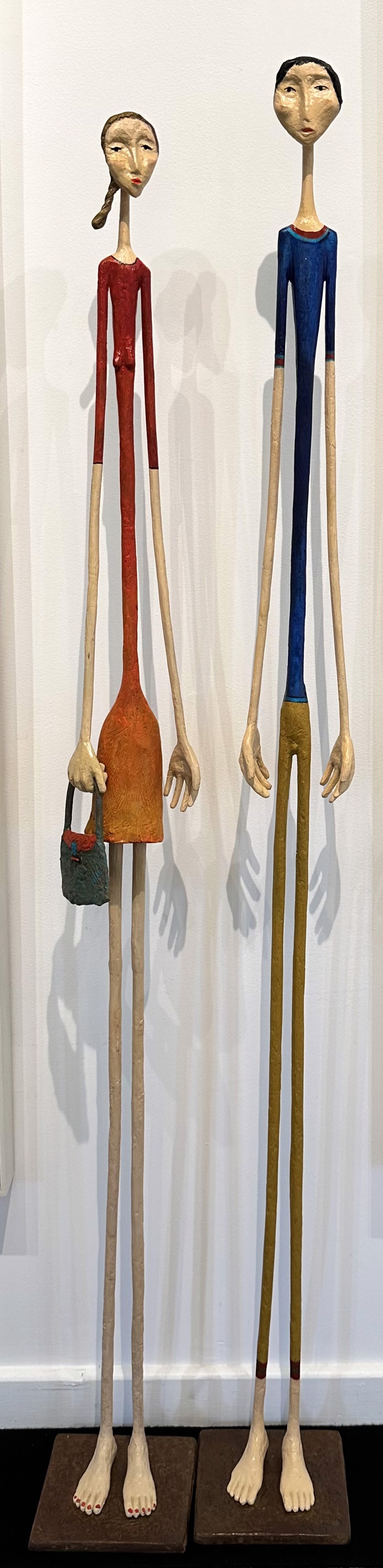 Long Fellow (Painted Couple) by Ruth Bloch