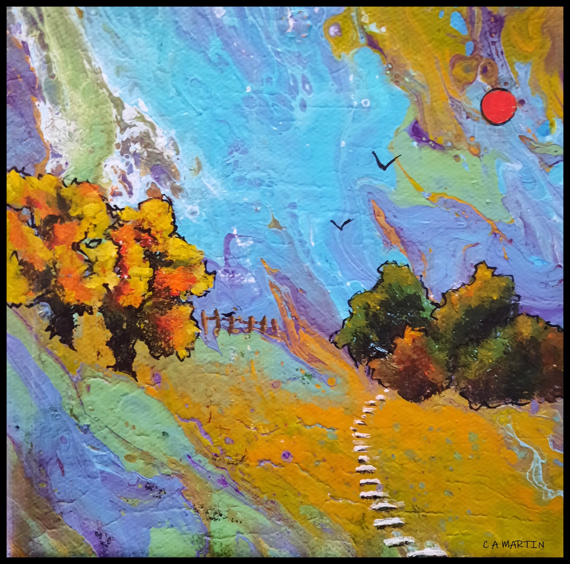 Stepping into Autumn by Charleen Martin