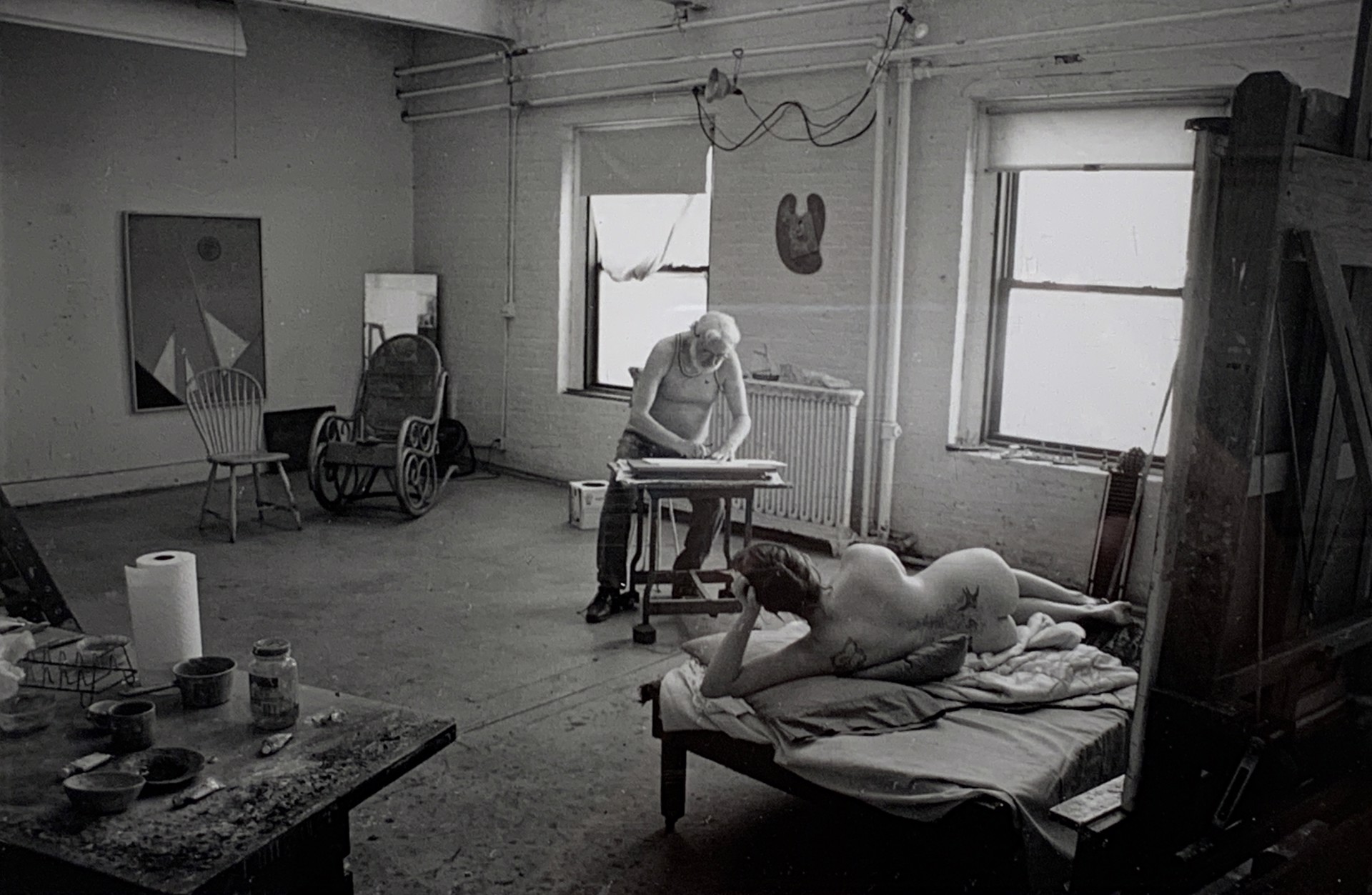 Studio, New York (Model with Tattoos), 2010 by Blair Resika