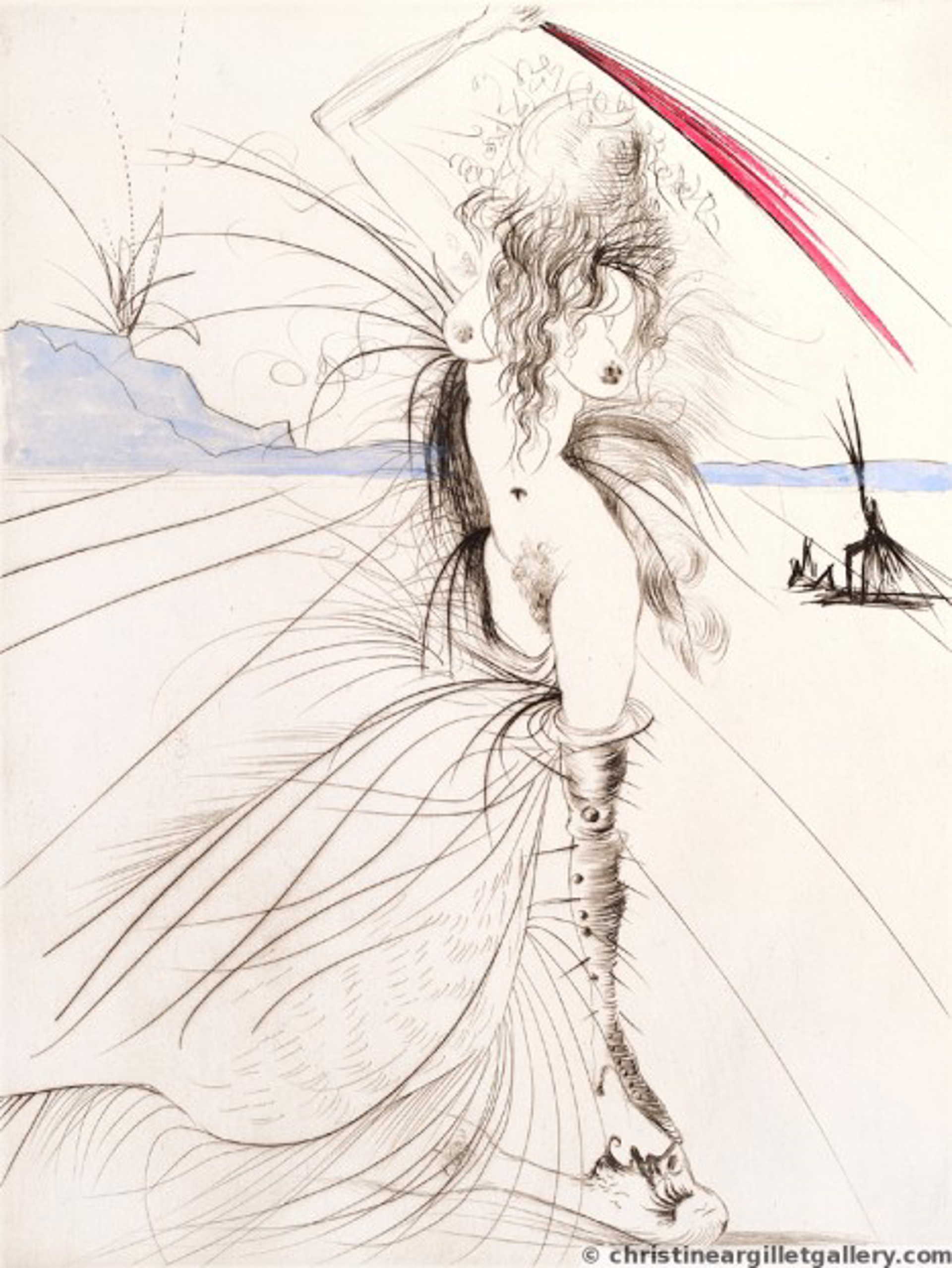 Venus in Furs  "Woman with Whip" by Salvador Dali