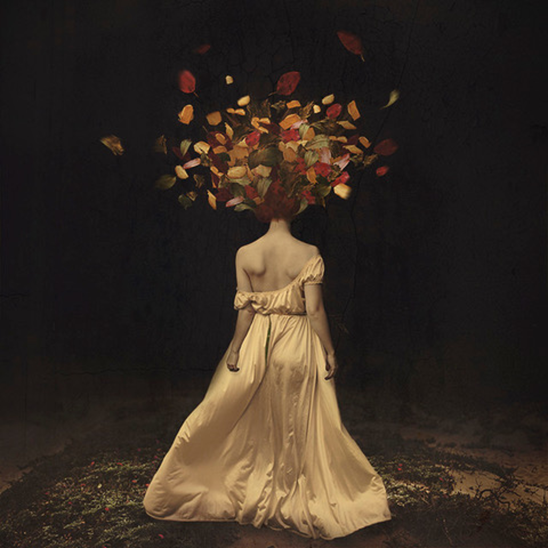 The Falling of Autumn Darkness by Brooke Shaden