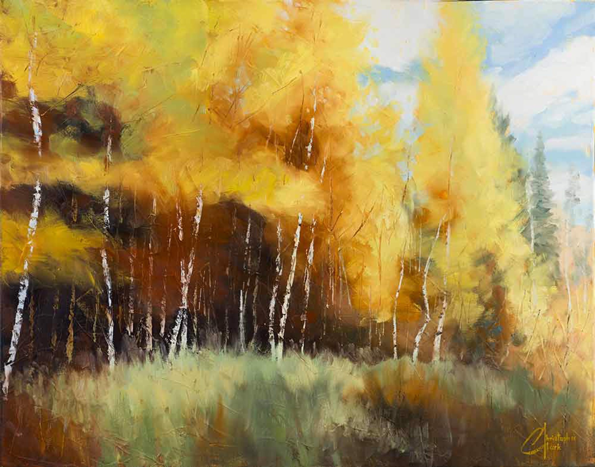 Aspen Autumn II by Christopher Clark