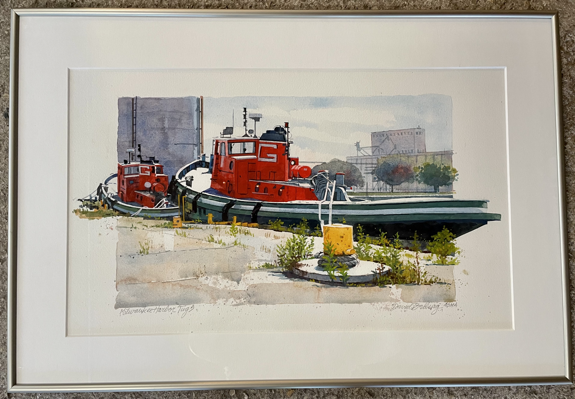 Milwaukee Harbor Tugs by David Belling