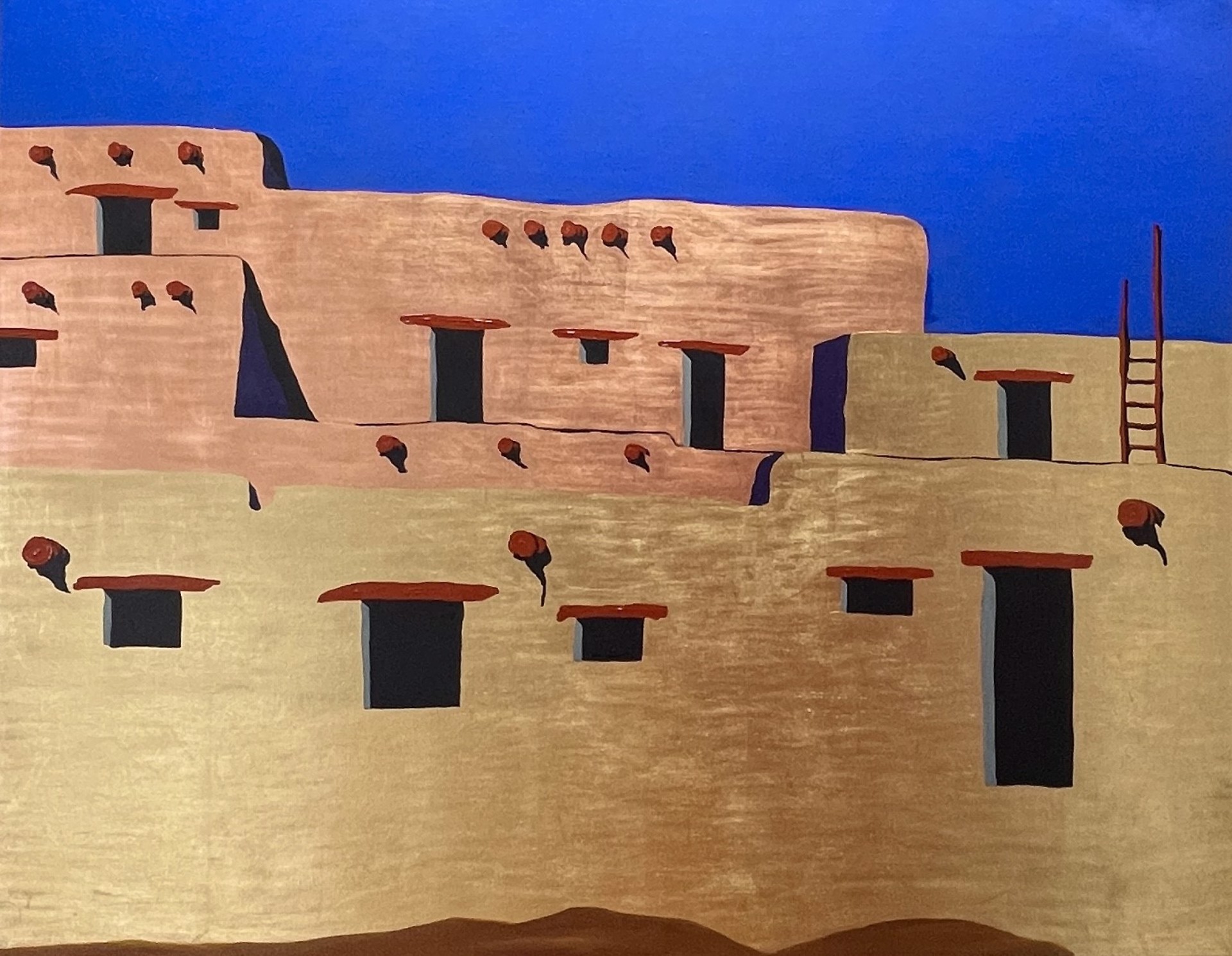 Late in the Day at The Pueblo by Alvin Gill-Tapia