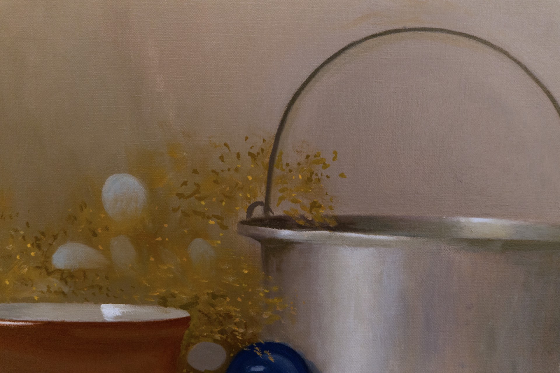 Still Life with Aluminum Cooking Kettle by Robert Douglas Hunter