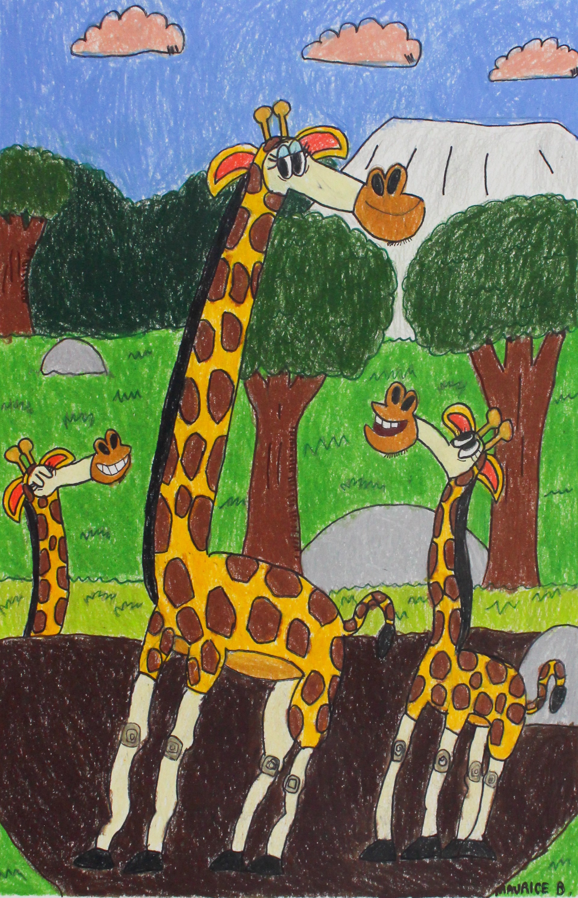 Giraffes by Maurice Barnes