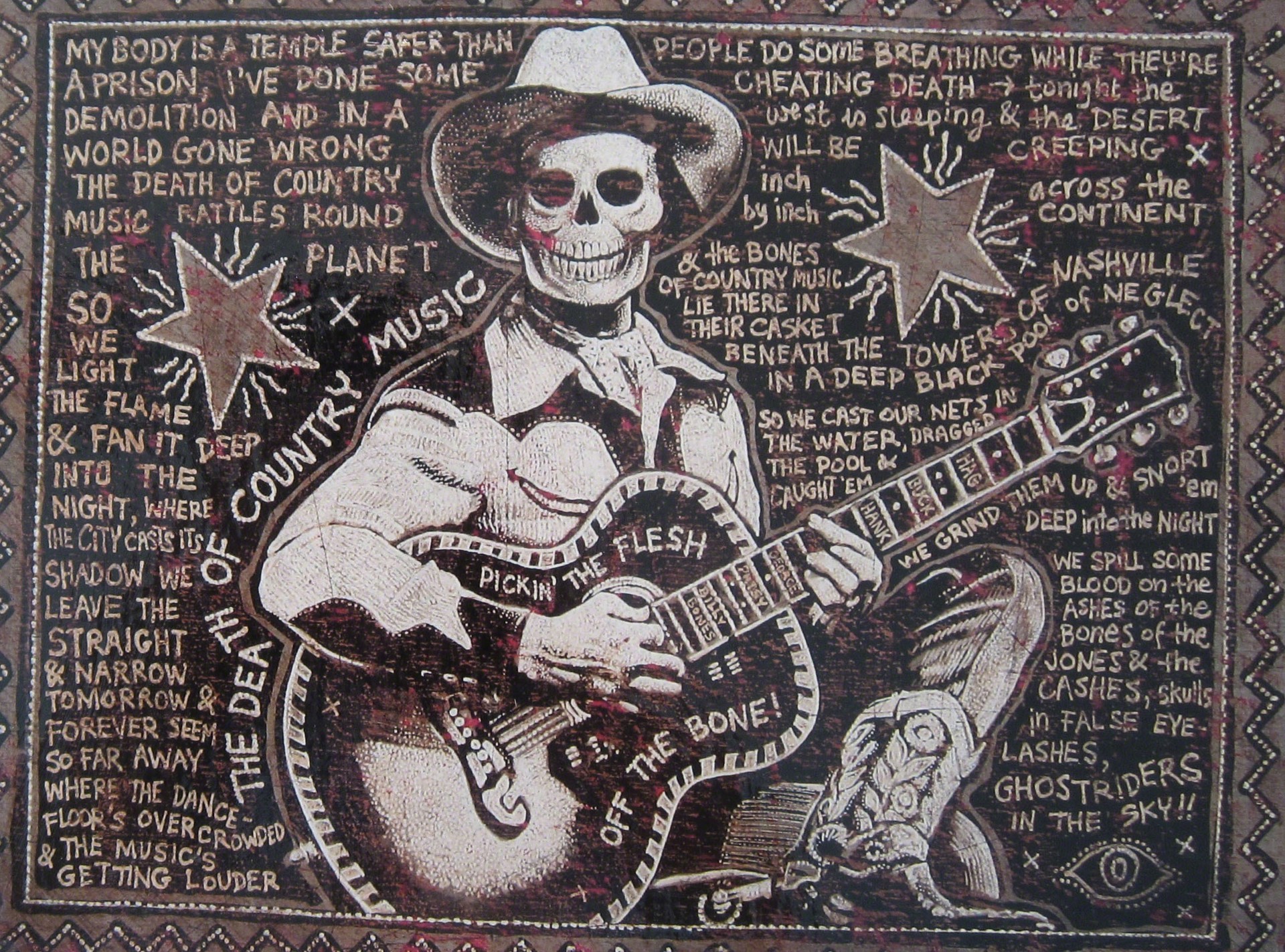 The Death of Country Music (A.P.) by Jon Langford