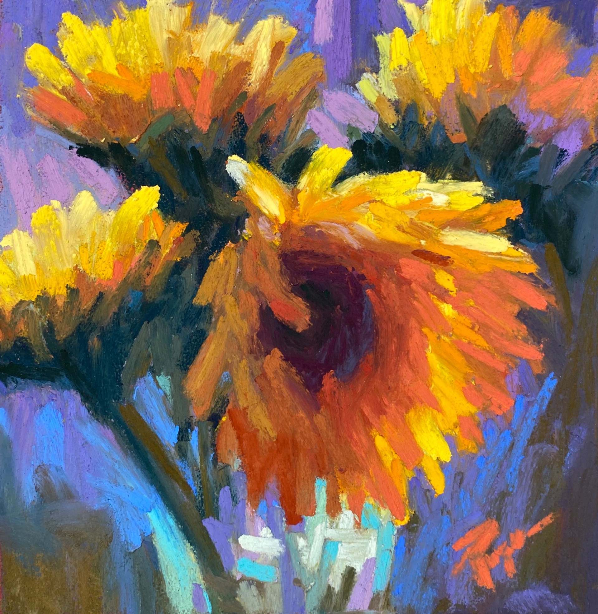 Sunflower Love II by Tammy Papa