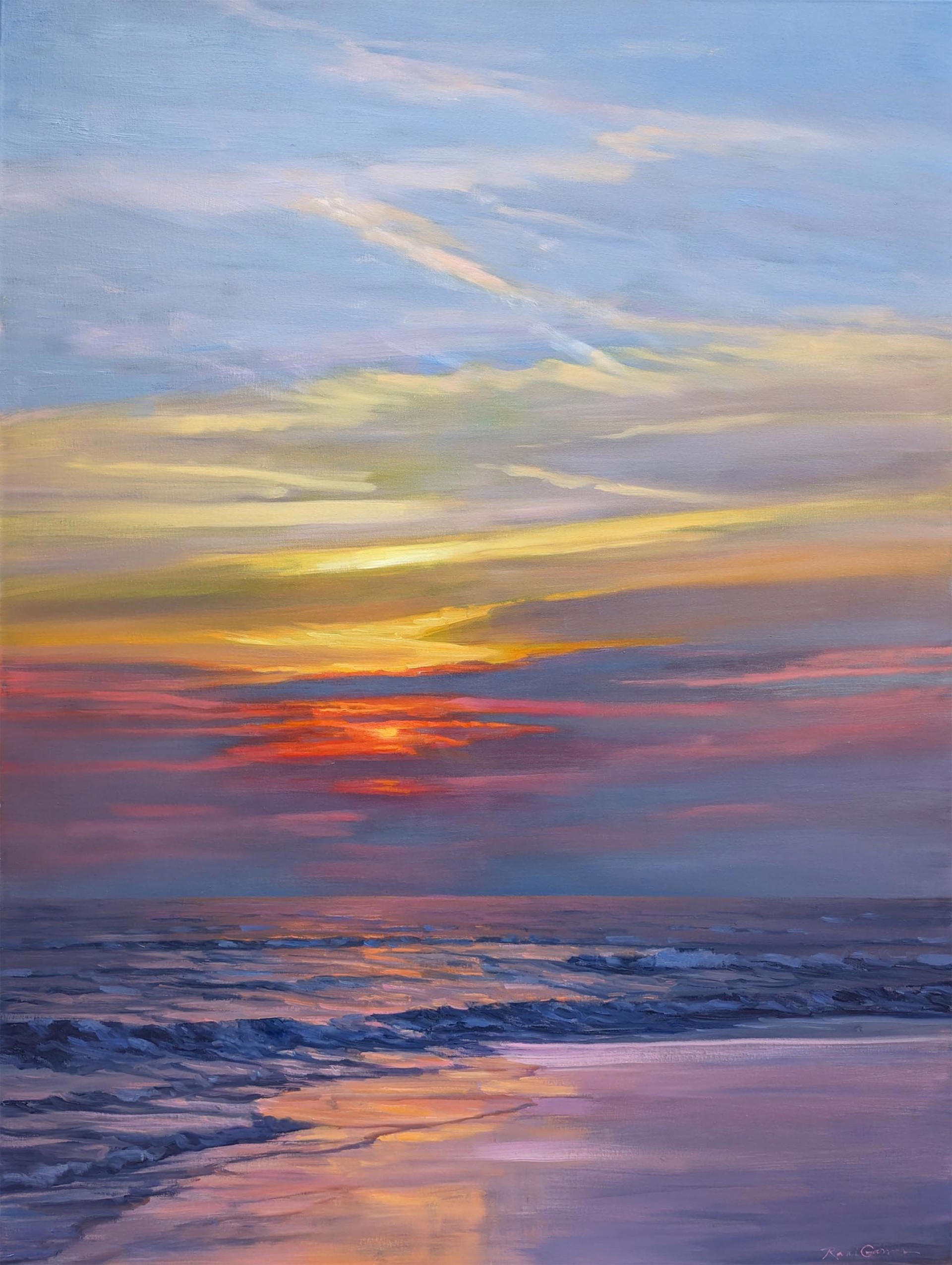 Ocean Sunrise by Rani Garner