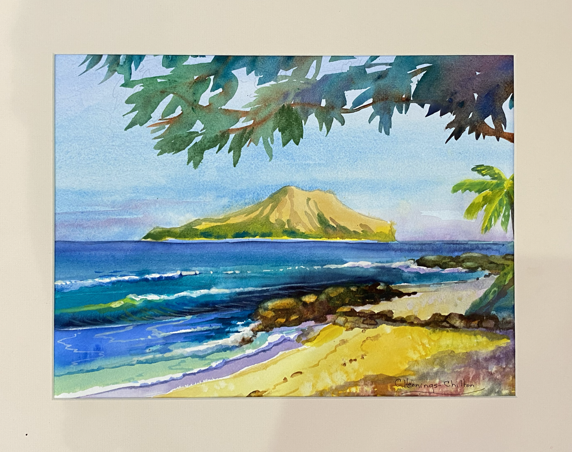 Rabbit Island Morning by Connie Hennings-Chilton