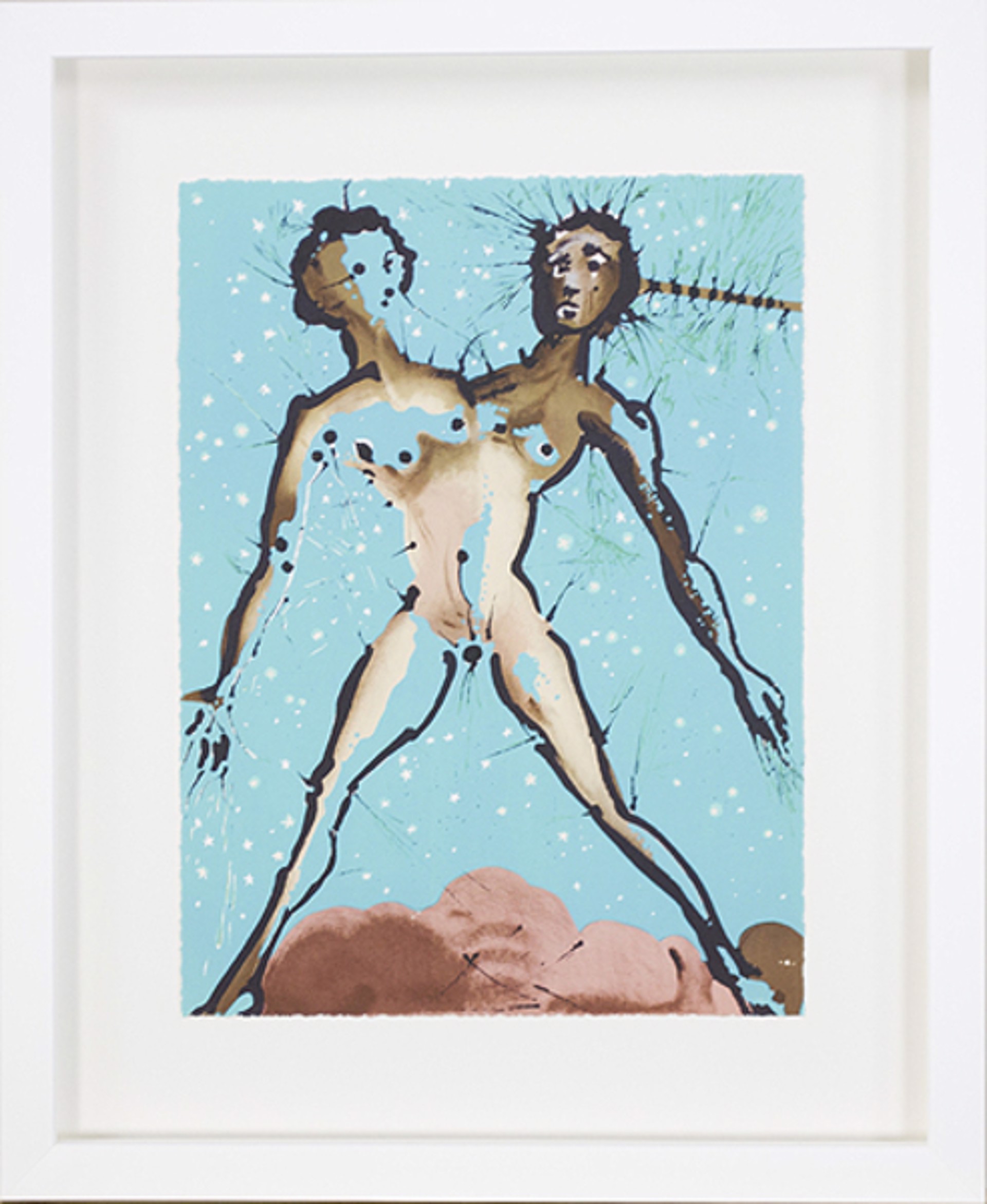 Gemini From Signs of the Zodiac Series by Salvador Dali