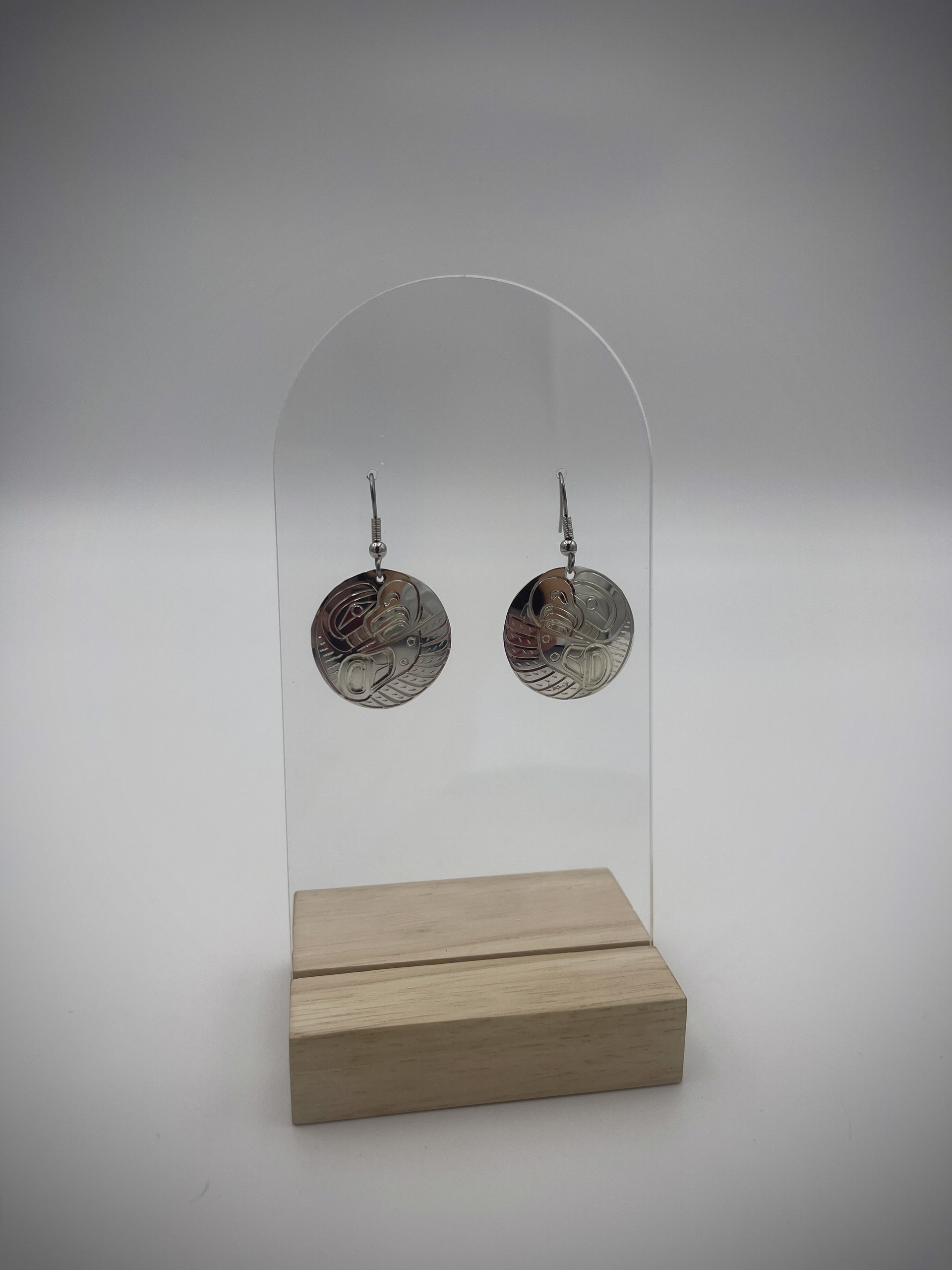 Silver Earrings by William Cook