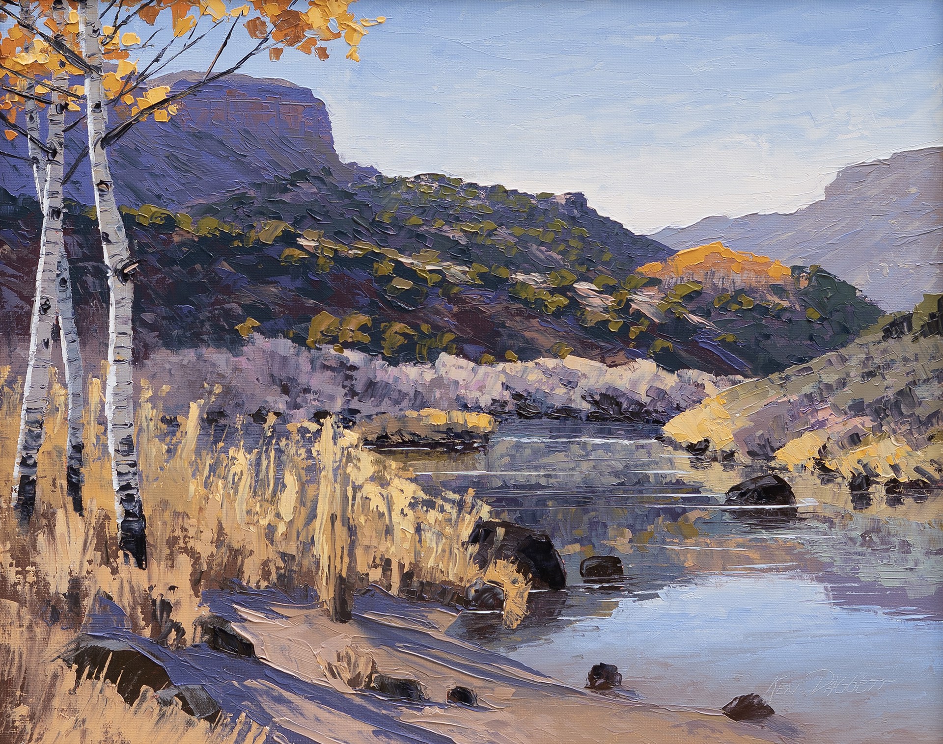 Rio Grande Fall by Ken Daggett