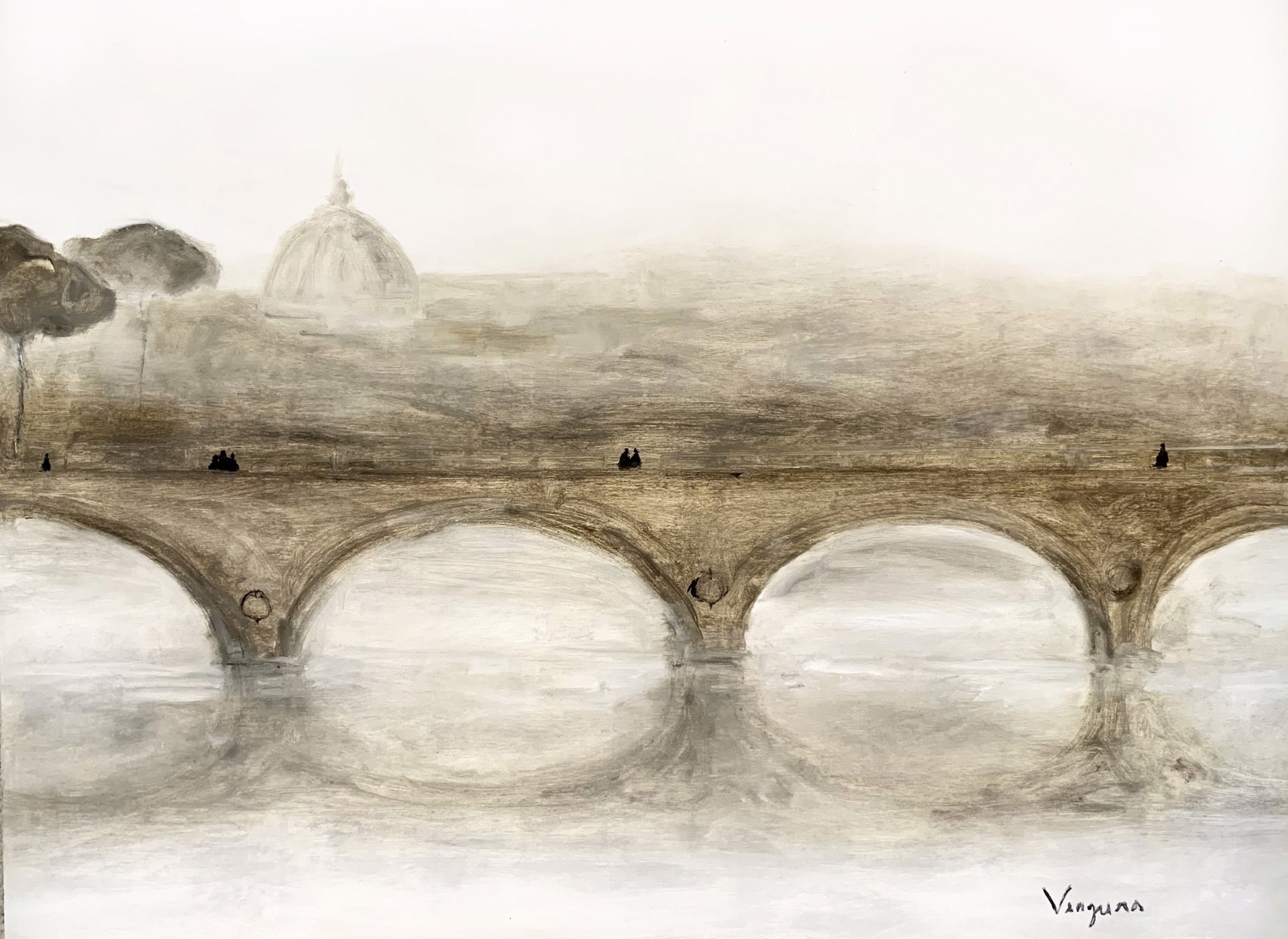 Ponte Sisto, Rome by Ellie Vergura