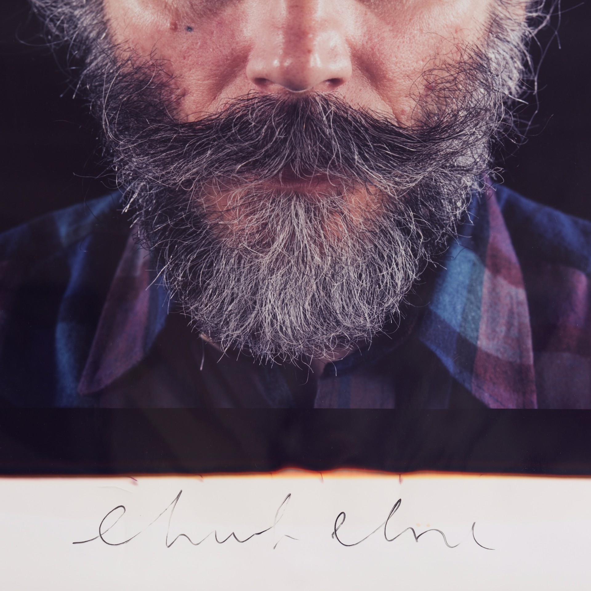 Lucas (Unique piece) by Chuck Close