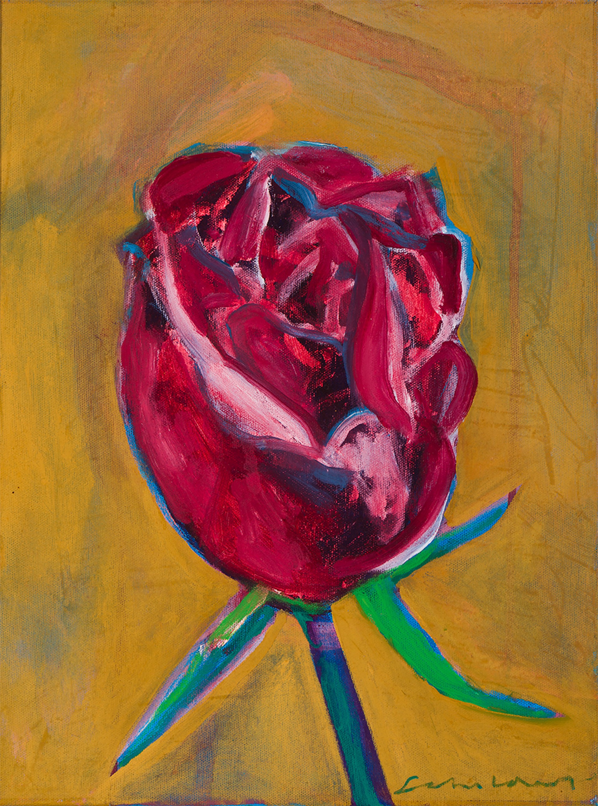 Red Rose by Fritz Scholder