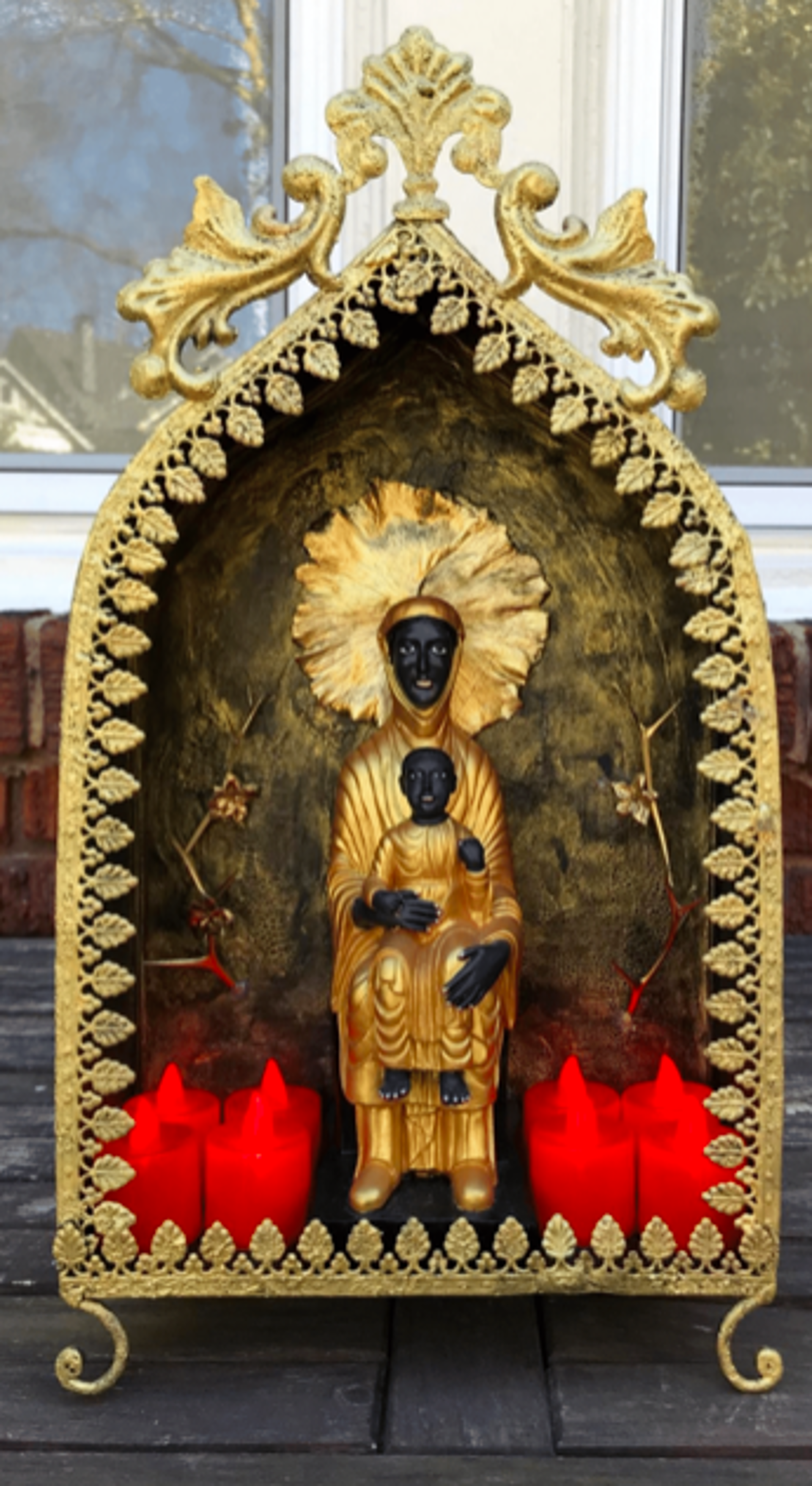 Black Madonna of Cleremont-Ferrand  by Lori Haas
