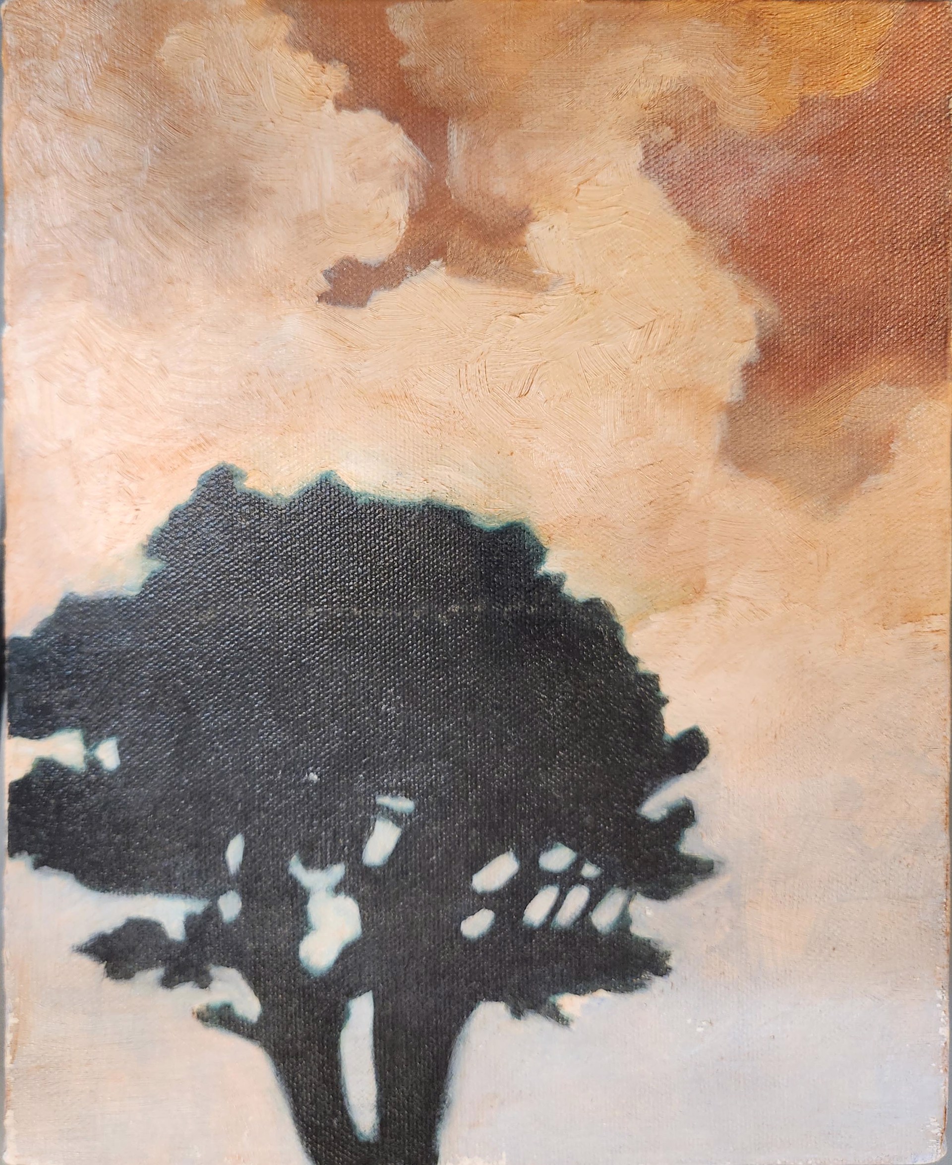 Untitled (black Tree Silhouette) by Mary Gilkerson