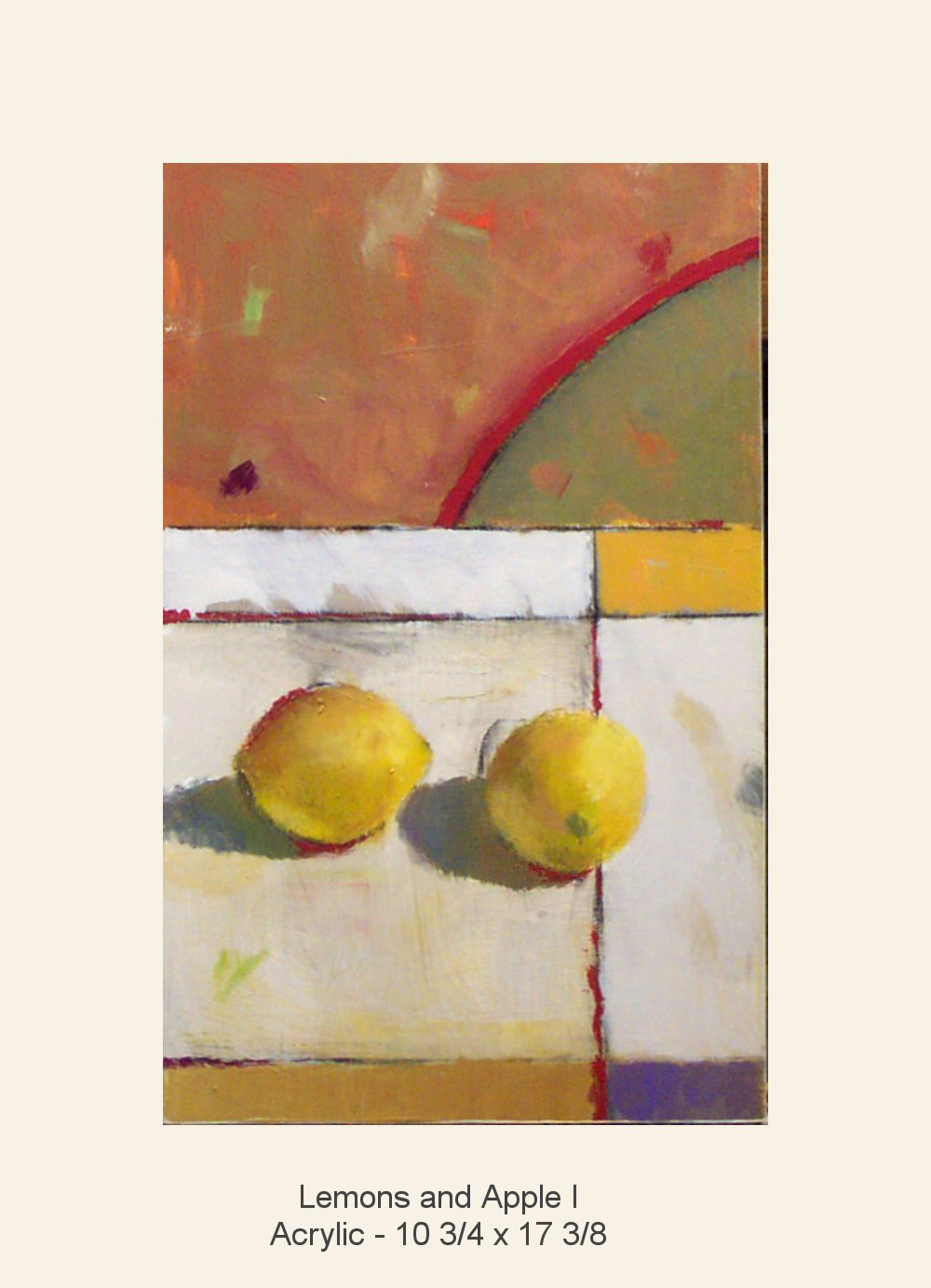 Lemons & Apples 1 by Tony Saladino