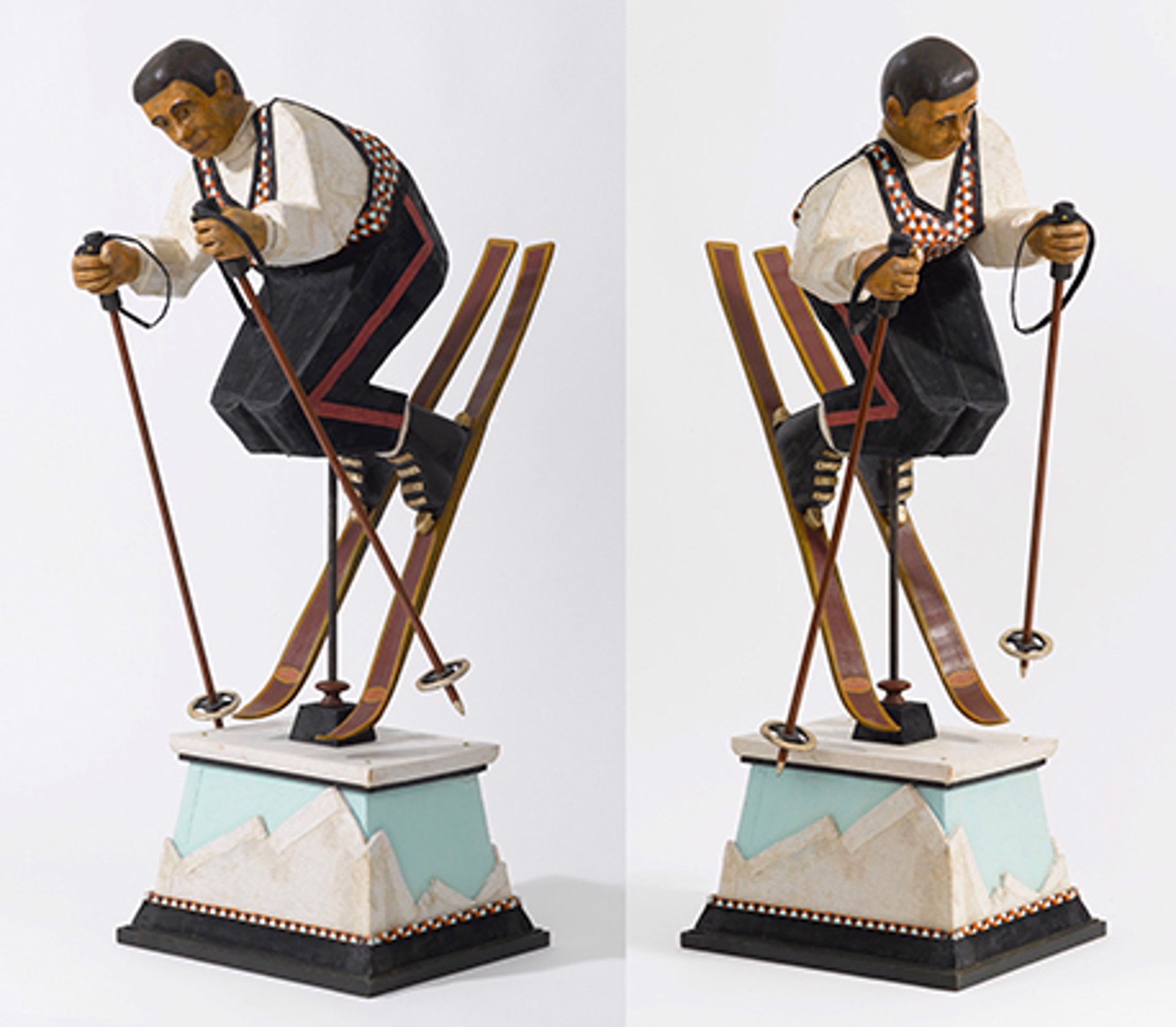 DOWNHILL SKIER by HARVEY PETERSON