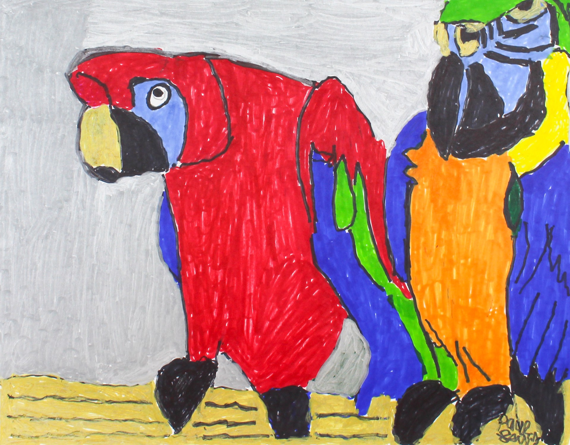Parrots by Paul Lewis