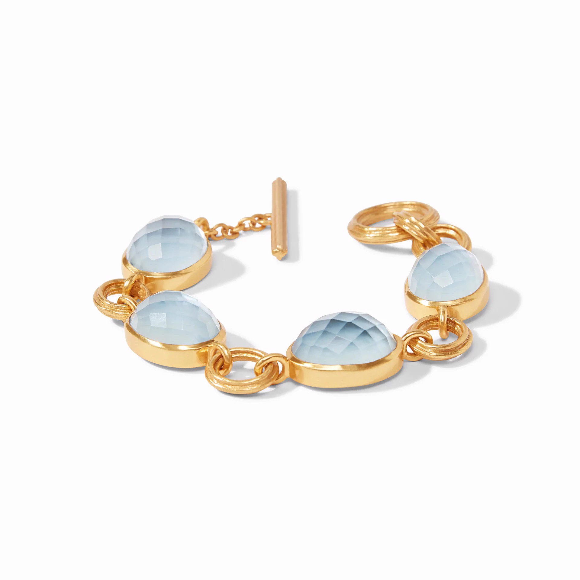 Barcelona Bracelet - Iridescent Chalcedony Blue by Julie Vos